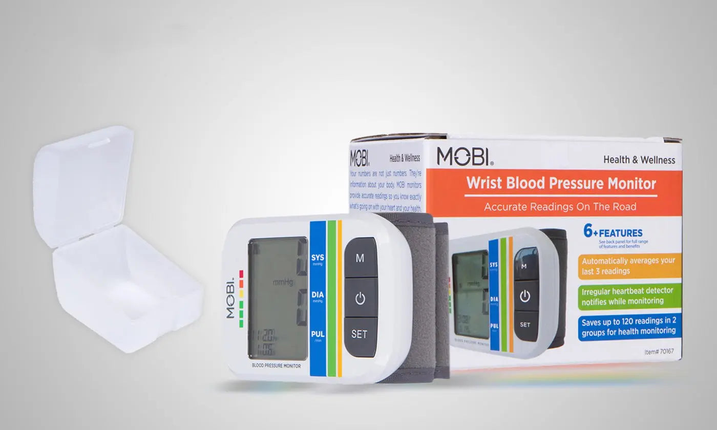 MOBI Wrist Blood Pressure Monitor - Blood Pressure Cuff