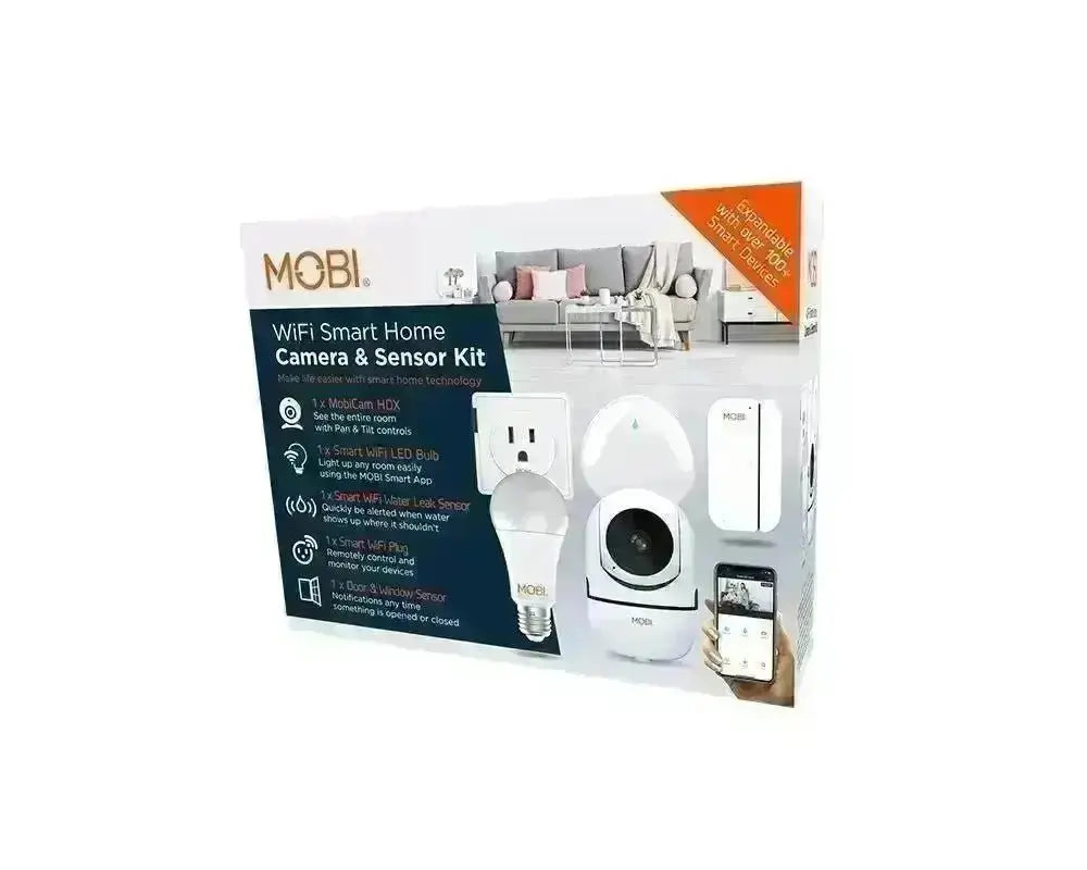 MOBI Smart Home Camera and Sensor Kit - MOBI USA