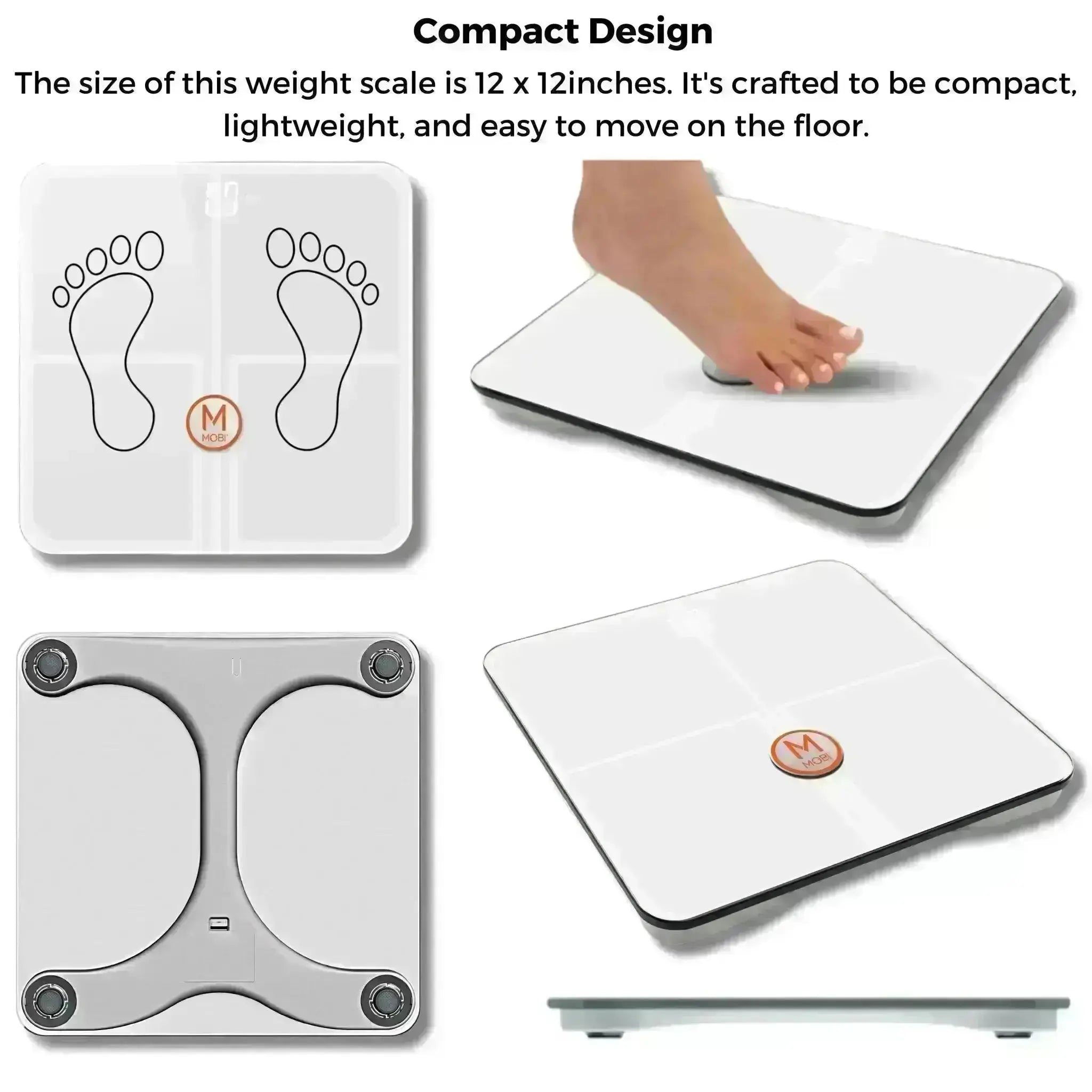 Smart BMI Wi-Fi Total Body Composition Scale with 18 Body Measurements