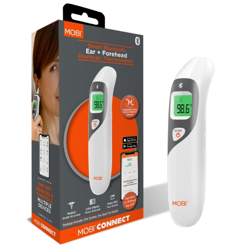 Smart DualScan Ear & Forehead Bluetooth Thermometer