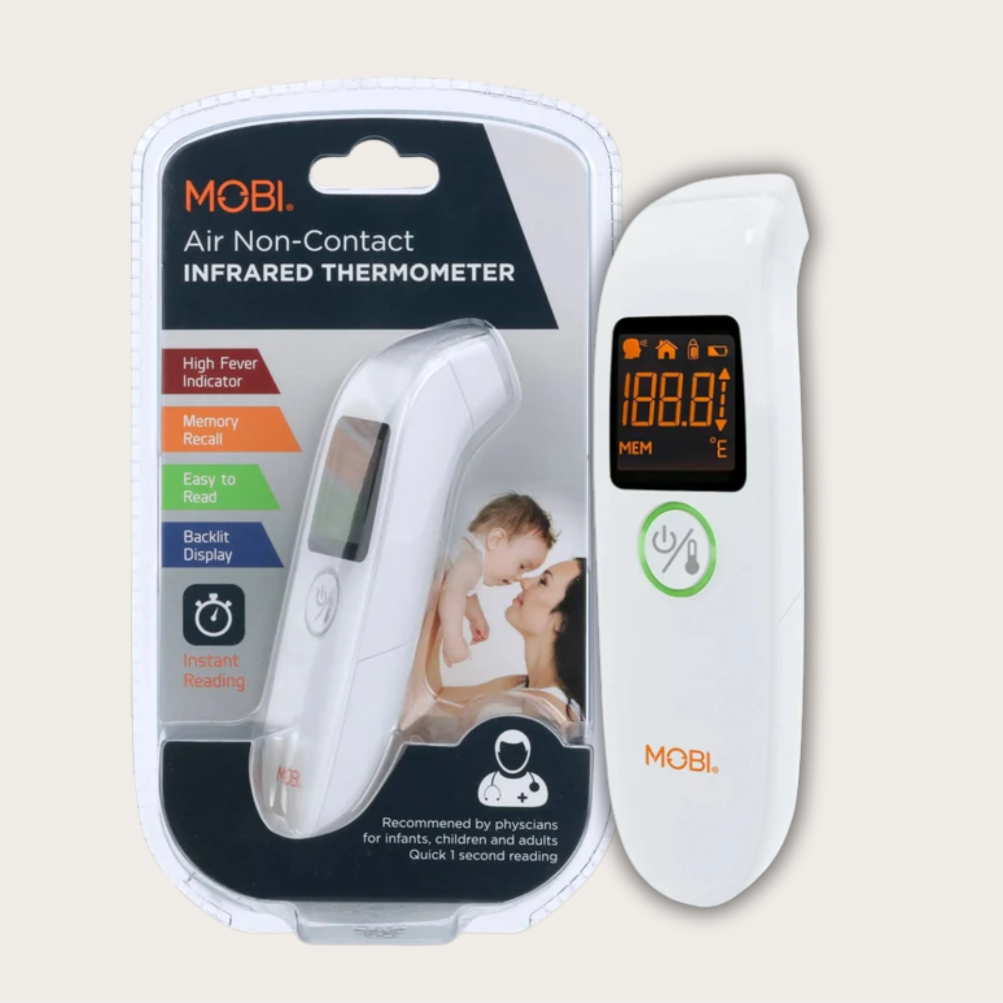 Air Non-Contact Digital Forehead Thermometer