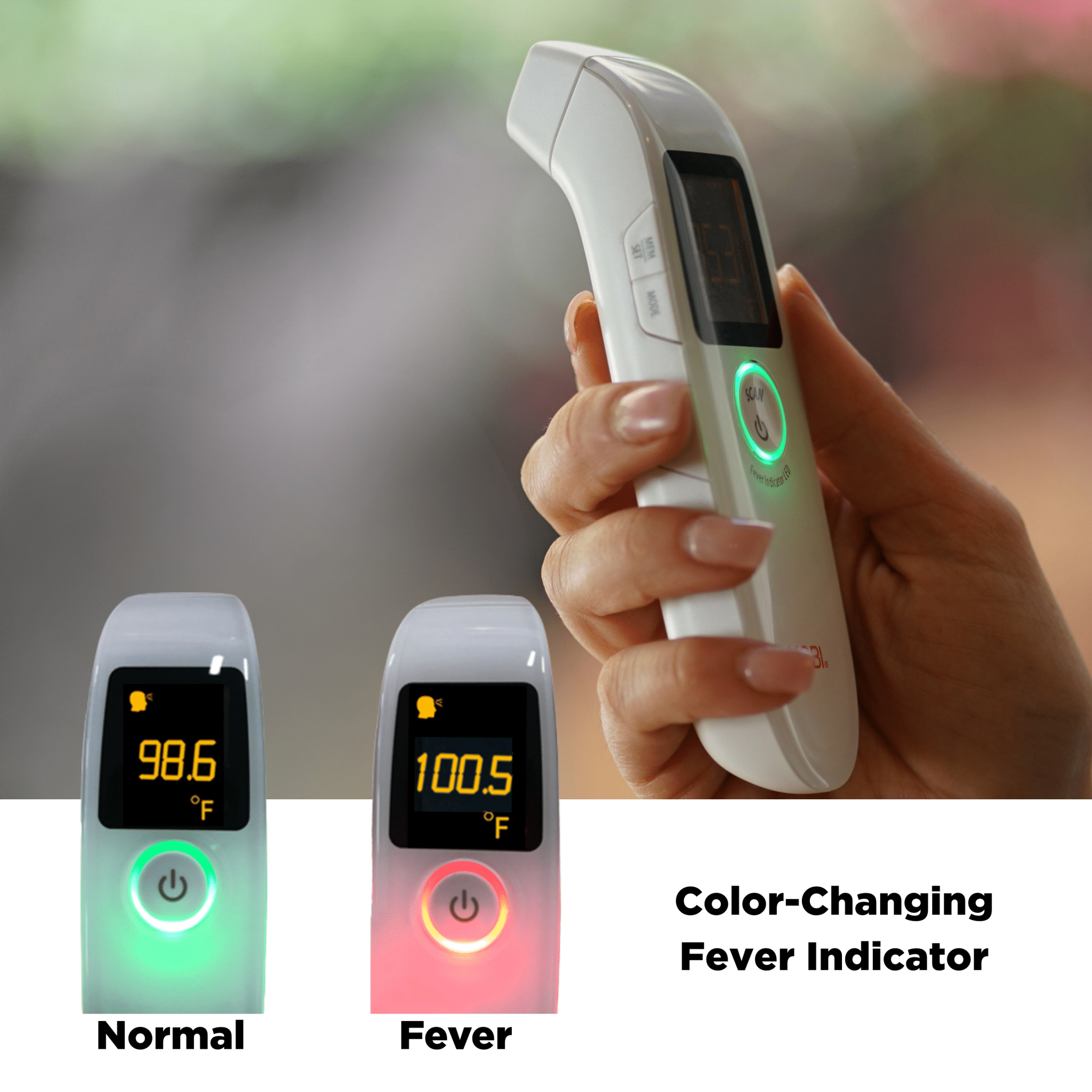Air Non - Contact Digital Forehead Thermometer - MOBI USA