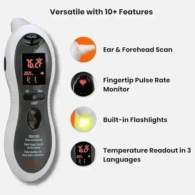 Blood Pressure Monitor and Ultra Pulse Thermometer Bundle - MOBI USA