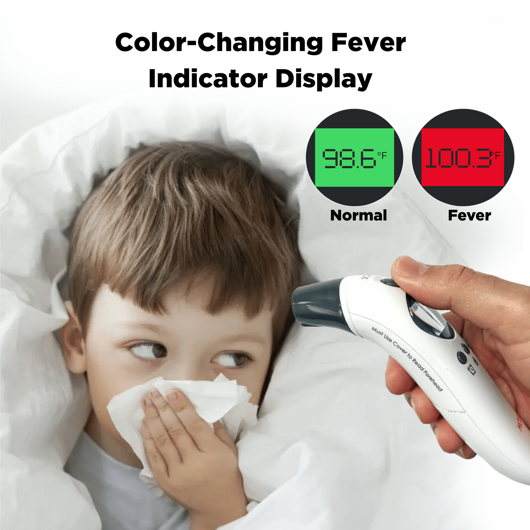 DualScan Health Check Ear & Forehead Thermometer with Medication Reminder Alarm - MOBI USA