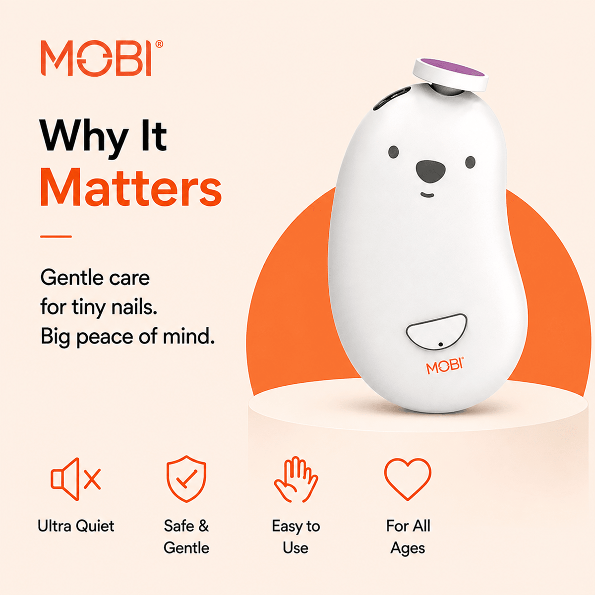 MOBI Baby Gentle Nail Trimmer - MOBI USA