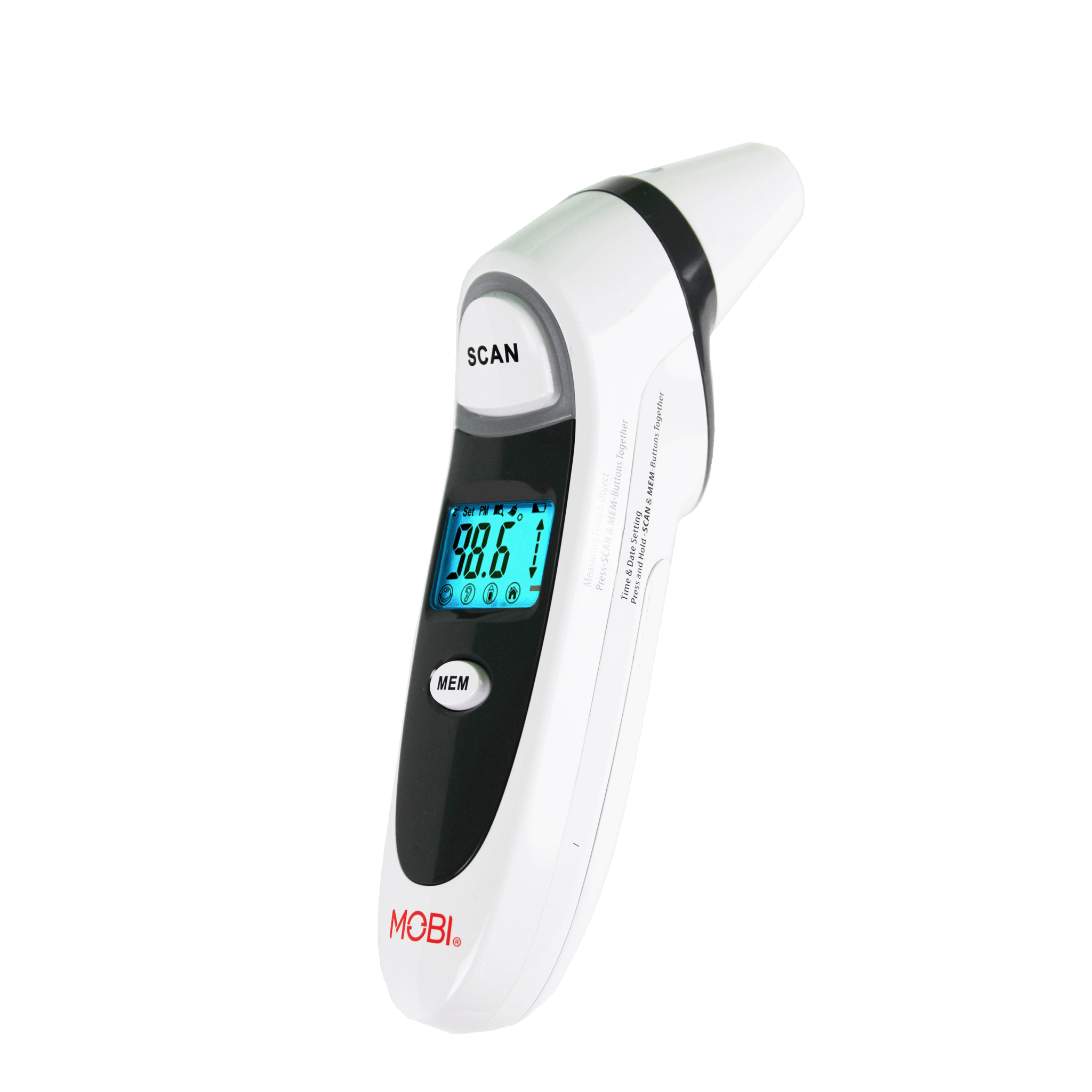 Mobi DualScan Prime Digital Forehead & Ear Thermometer - MOBI USA