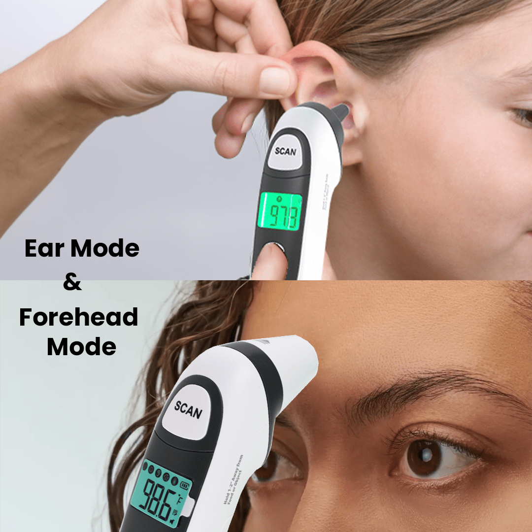 Mobi DualScan Prime Digital Forehead & Ear Thermometer - MOBI USA