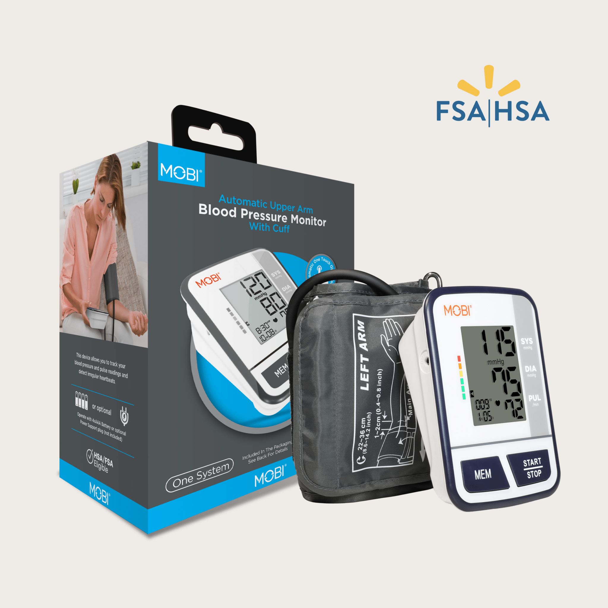 MOBI Health Arm Blood Pressure Monitor - MOBI USA