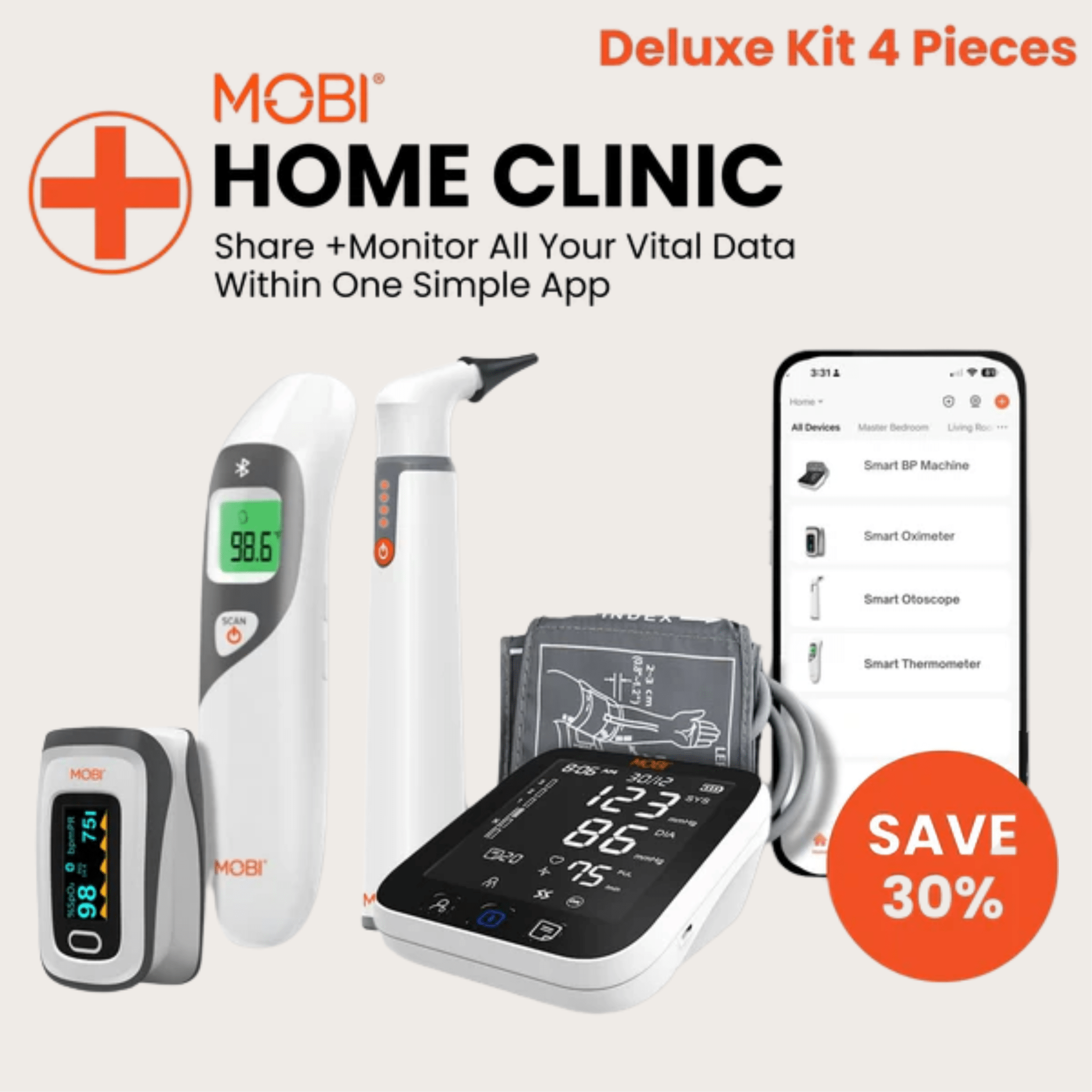 MOBI Home Clinic - Deluxe Kit (4 Piece) - MOBI USA