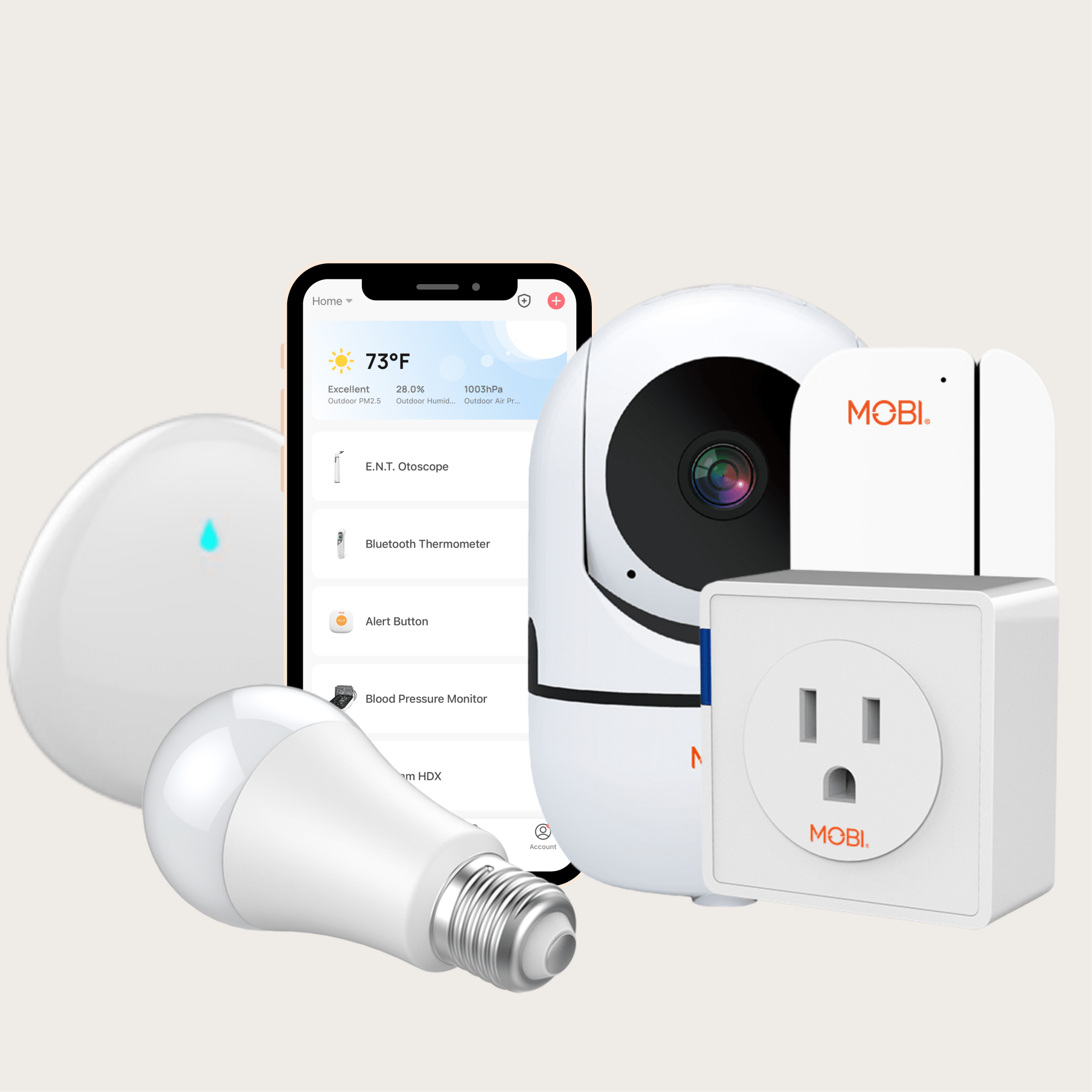 MOBI Smart Home Camera and Sensor Kit - MOBI USA