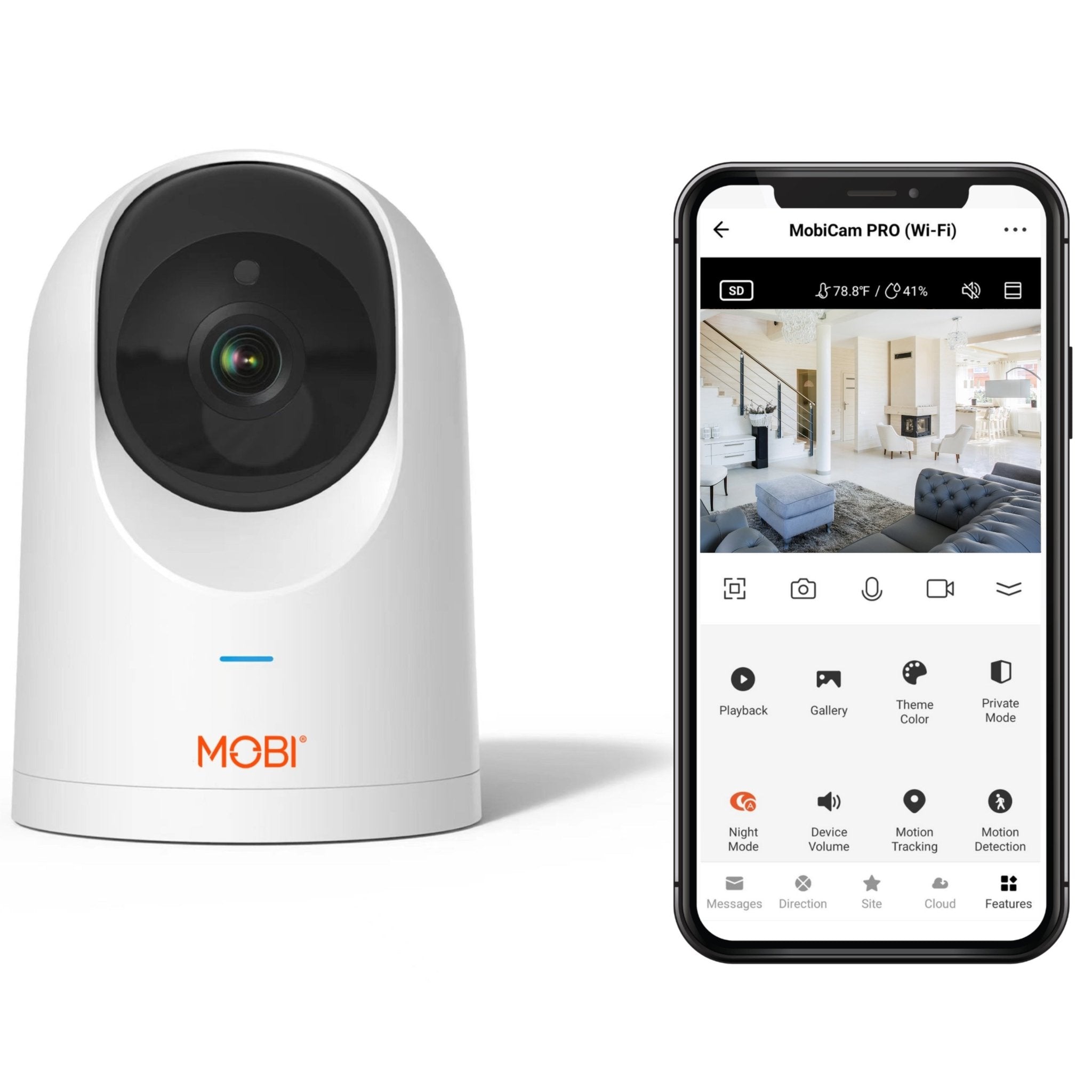 MobiCam PRO Intelligent Nursery Monitoring Camera - MOBI USA