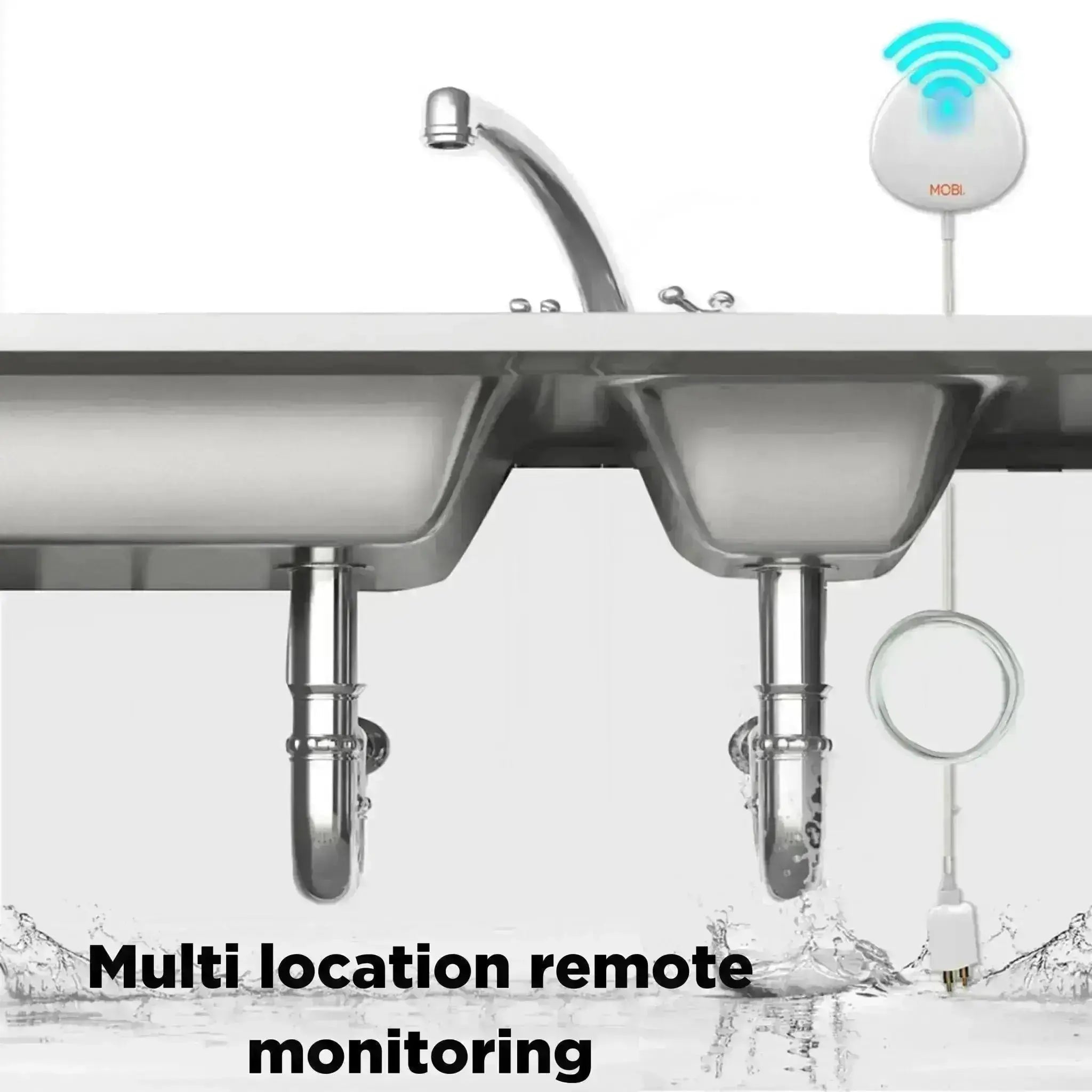 Smart Wi - Fi Water Leak Alert Sensor - MOBI USA
