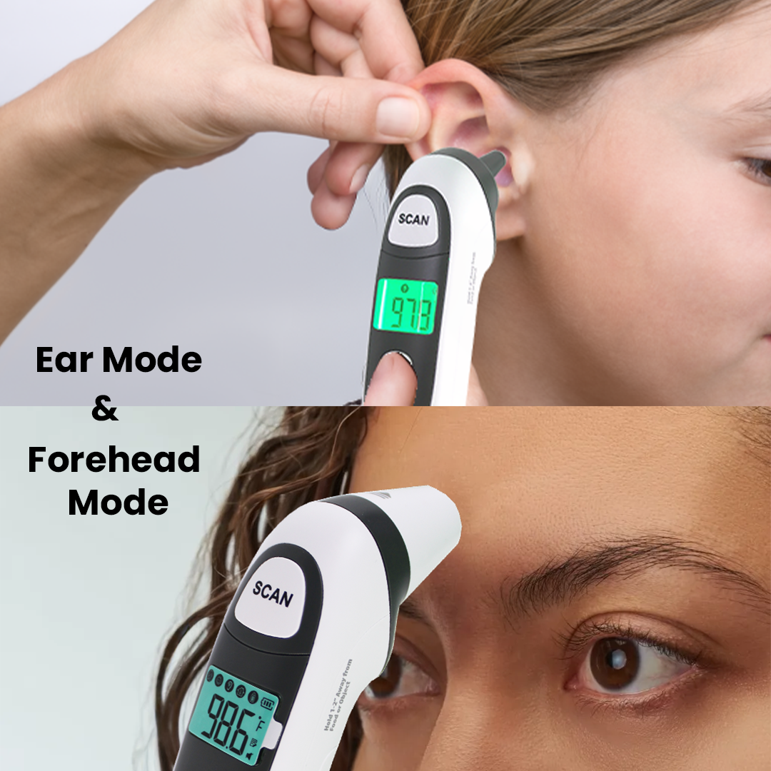 Mobi DualScan Prime Digital Forehead & Ear Thermometer