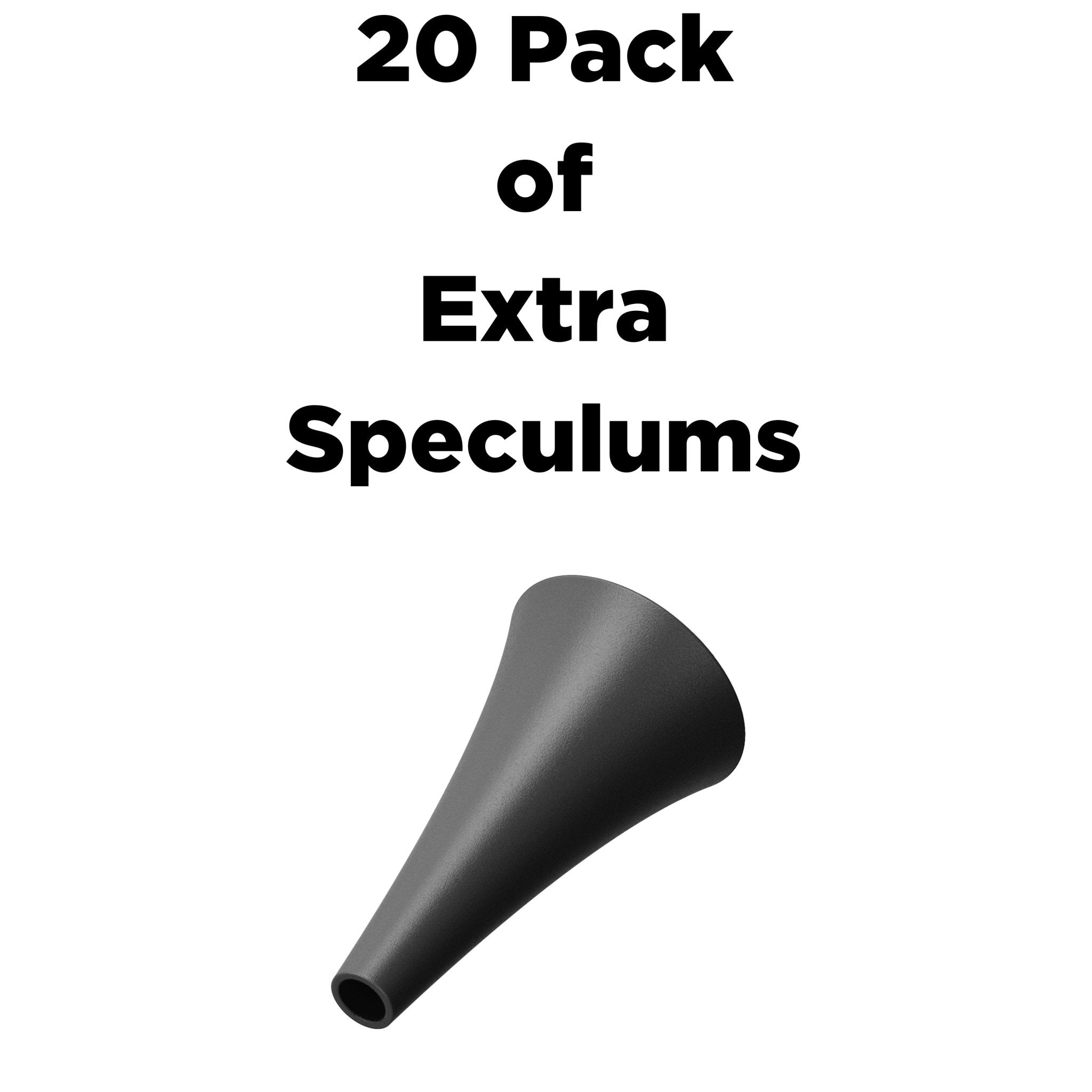 20 - Piece Speculum Set for Use with MOBI Smart Bluetooth Otoscope - Professional Grade Accessories for Ear, Nose, and Throat Examination - MOBI USA
