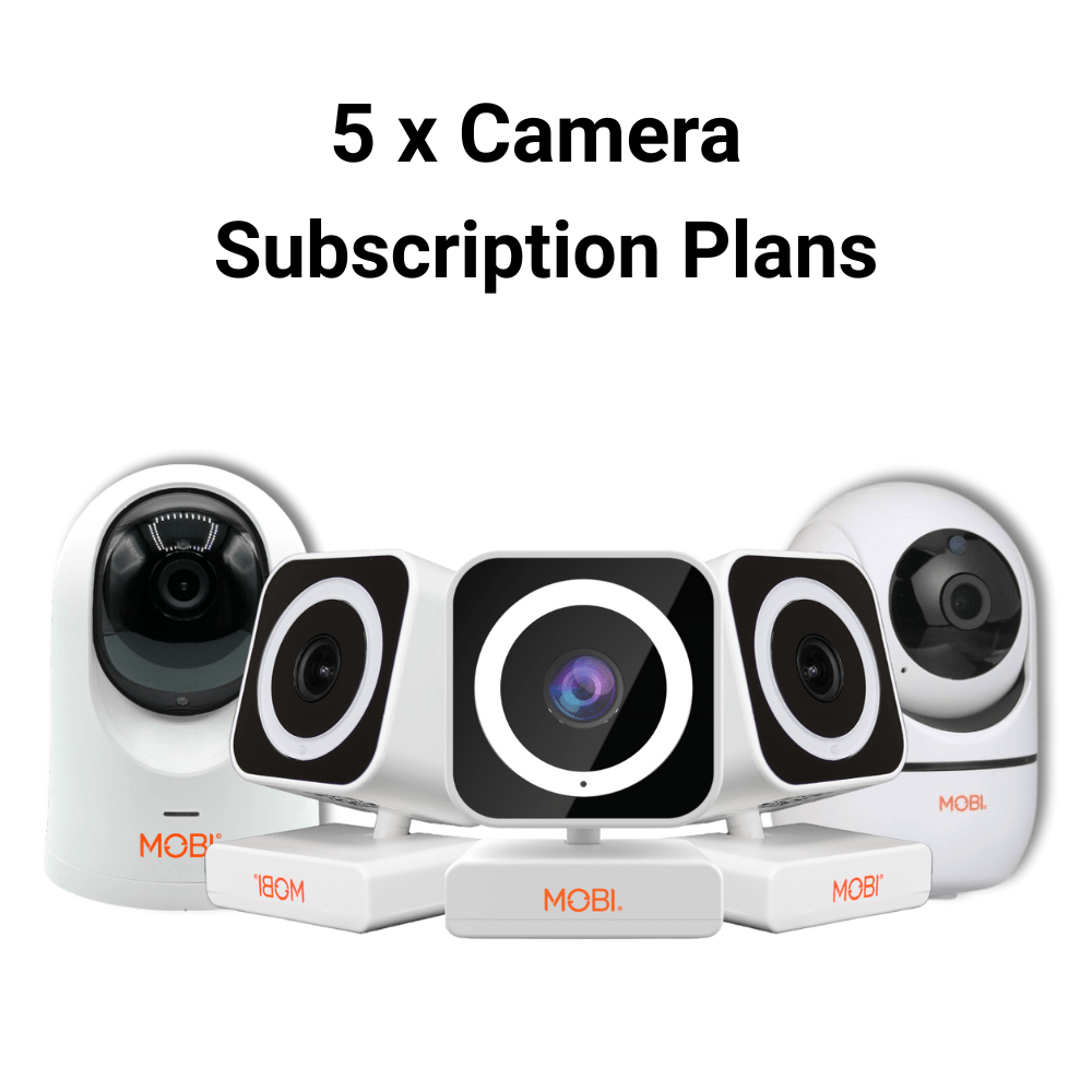 5 x Camera Cloud Storage 30 - day event cloud storage - Annual - MOBI USA
