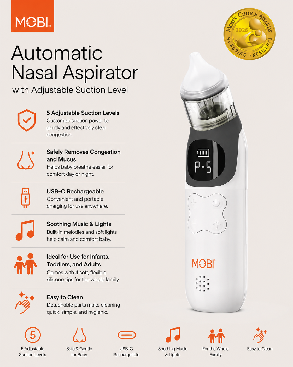 MOBI Baby Comfort & Care Bundle
