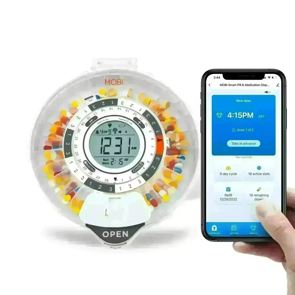 Medication Mobile Smart Pill/Medication Dispenser - MOBI USA