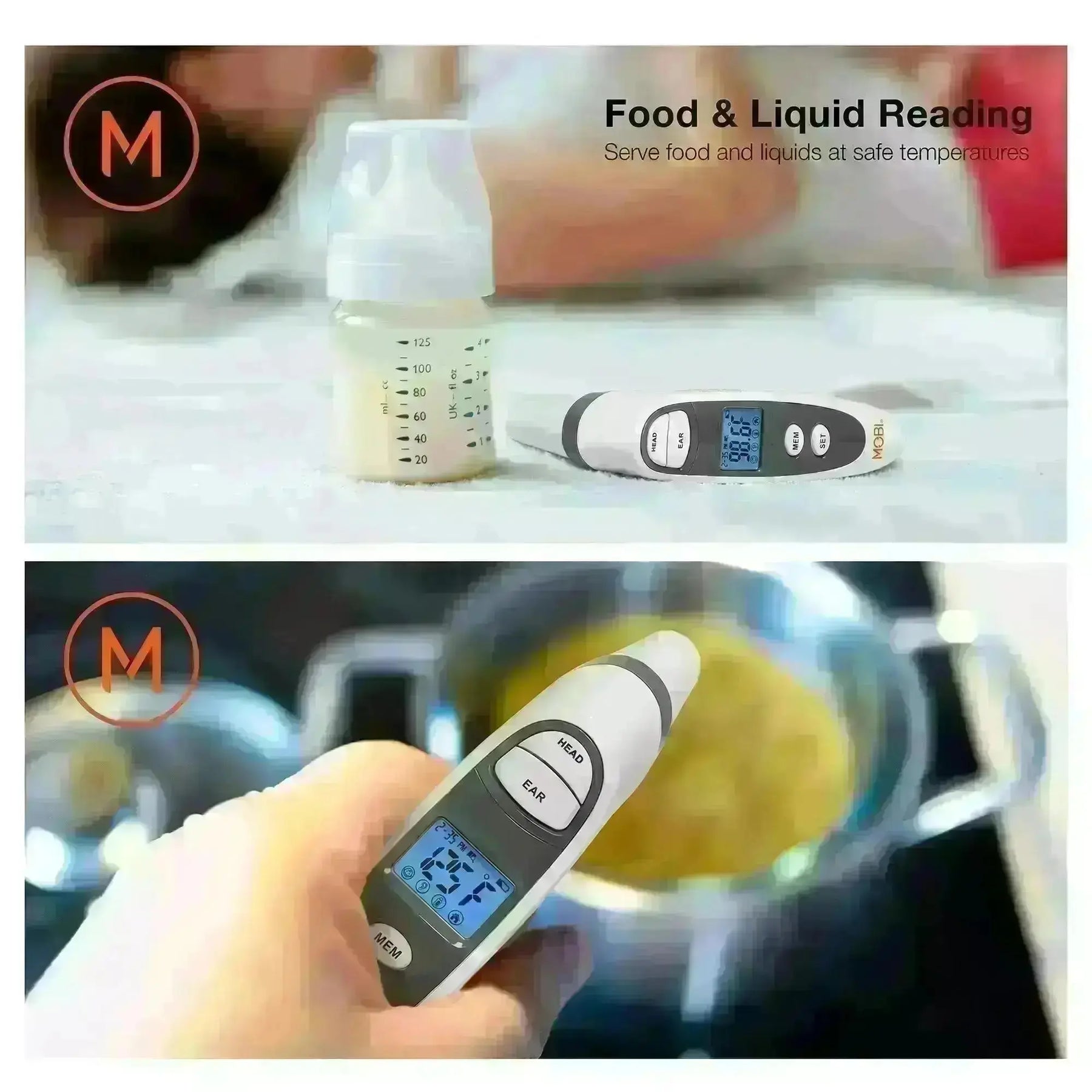 Mobi DualScan Prime Digital Forehead & Ear Thermometer MOBI USA