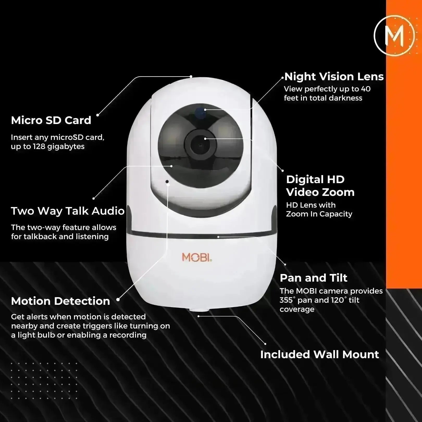 MobiCam HDX Pan & Tilt Monitoring Camera 3-Pack - MOBI USA