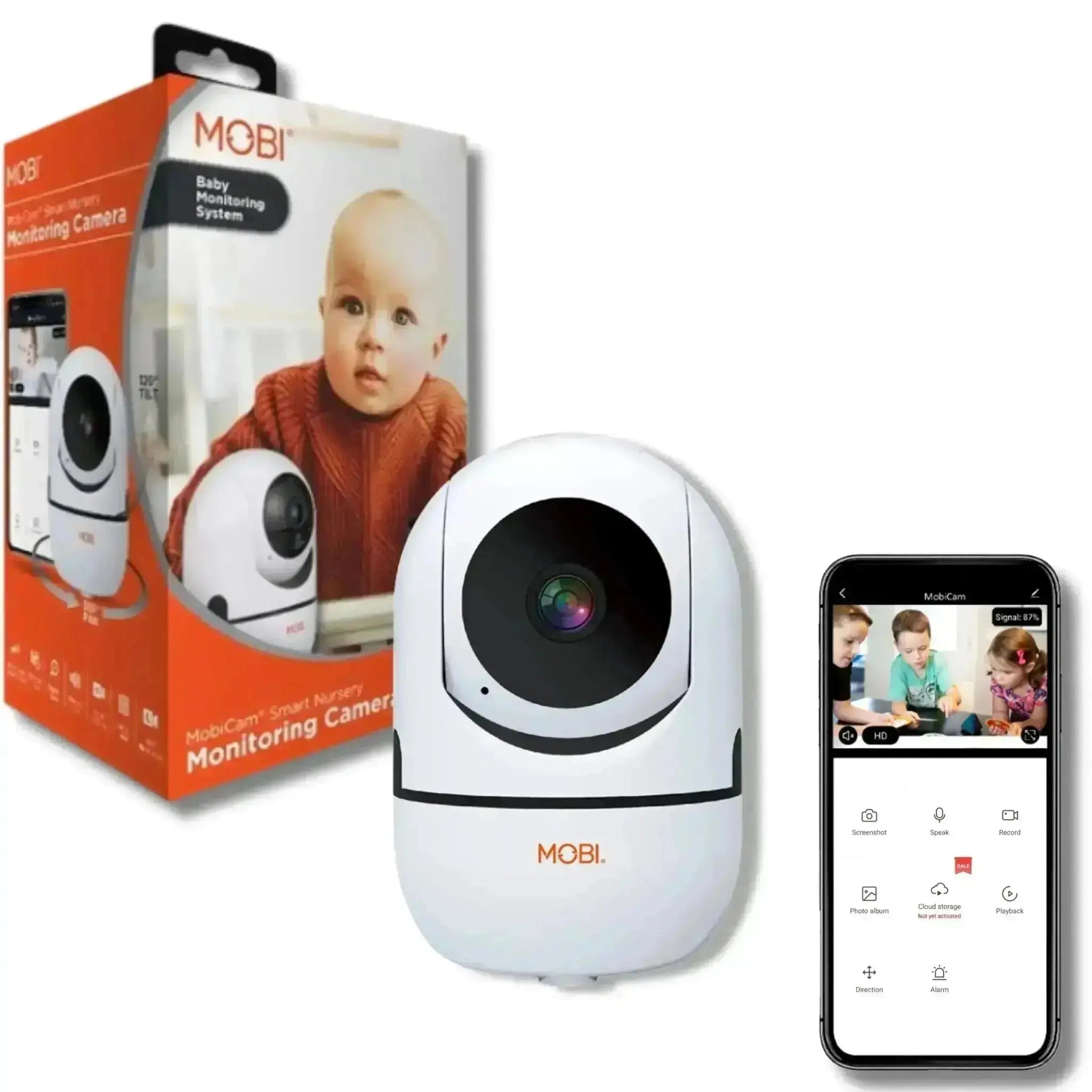 MobiCam HDX Smart Nursery Monitoring Camera