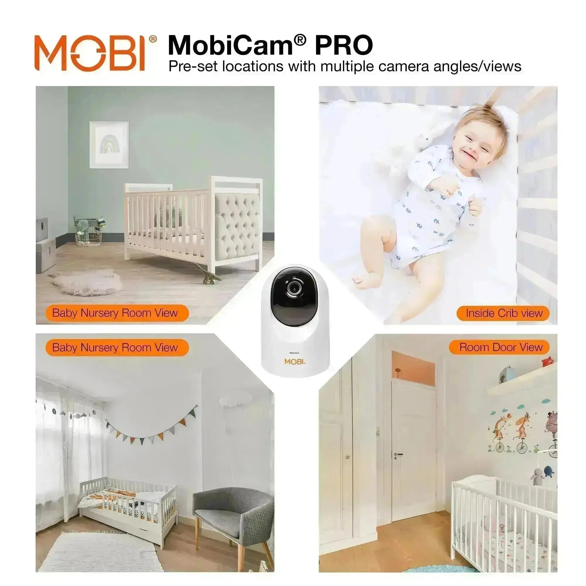 MobiCam PRO Intelligent Nursery Monitoring Camera
