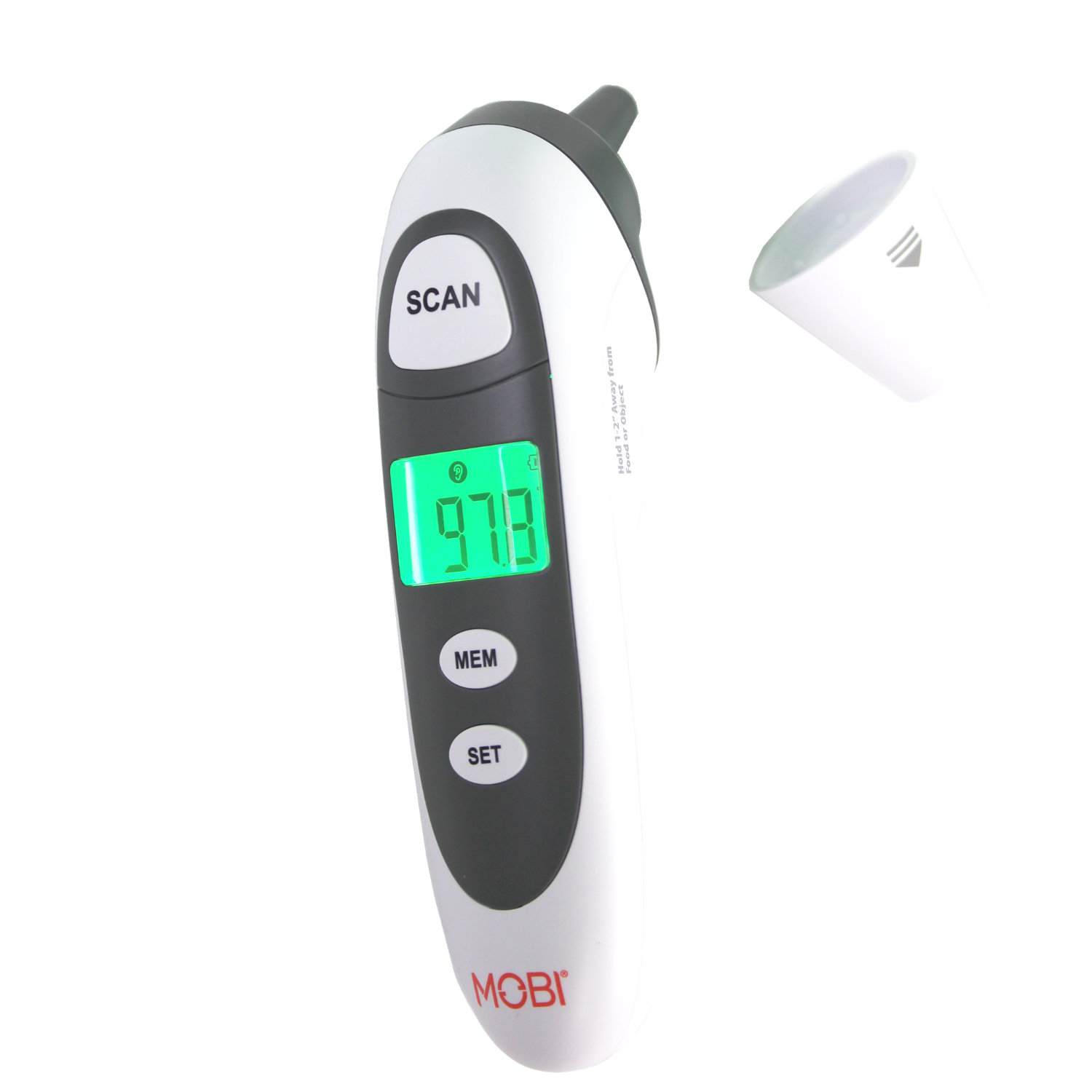 Mobi DualScan Prime Digital Forehead & Ear Thermometer