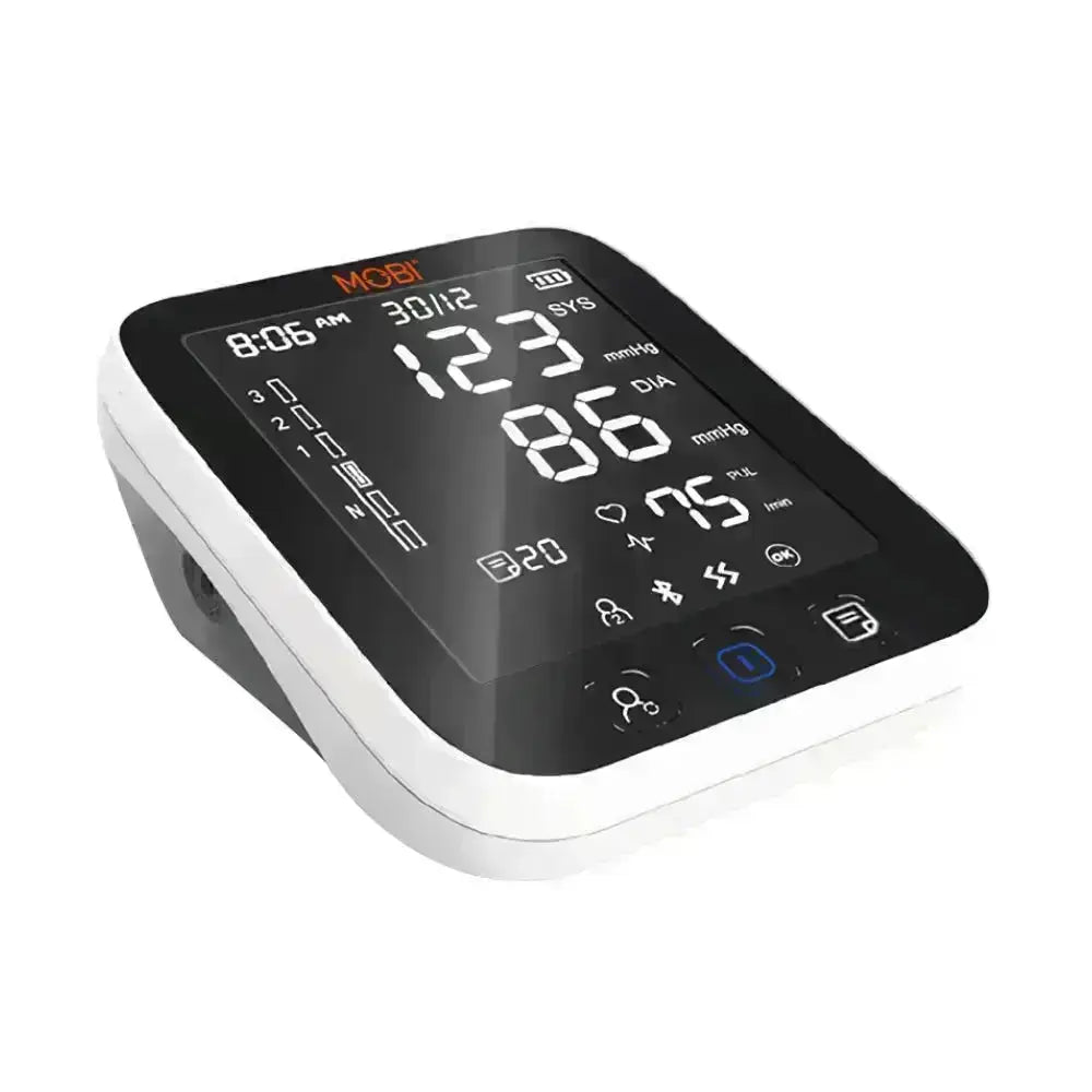 Smart Bluetooth Blood Pressure Monitor With Adjustable Arm Cuff