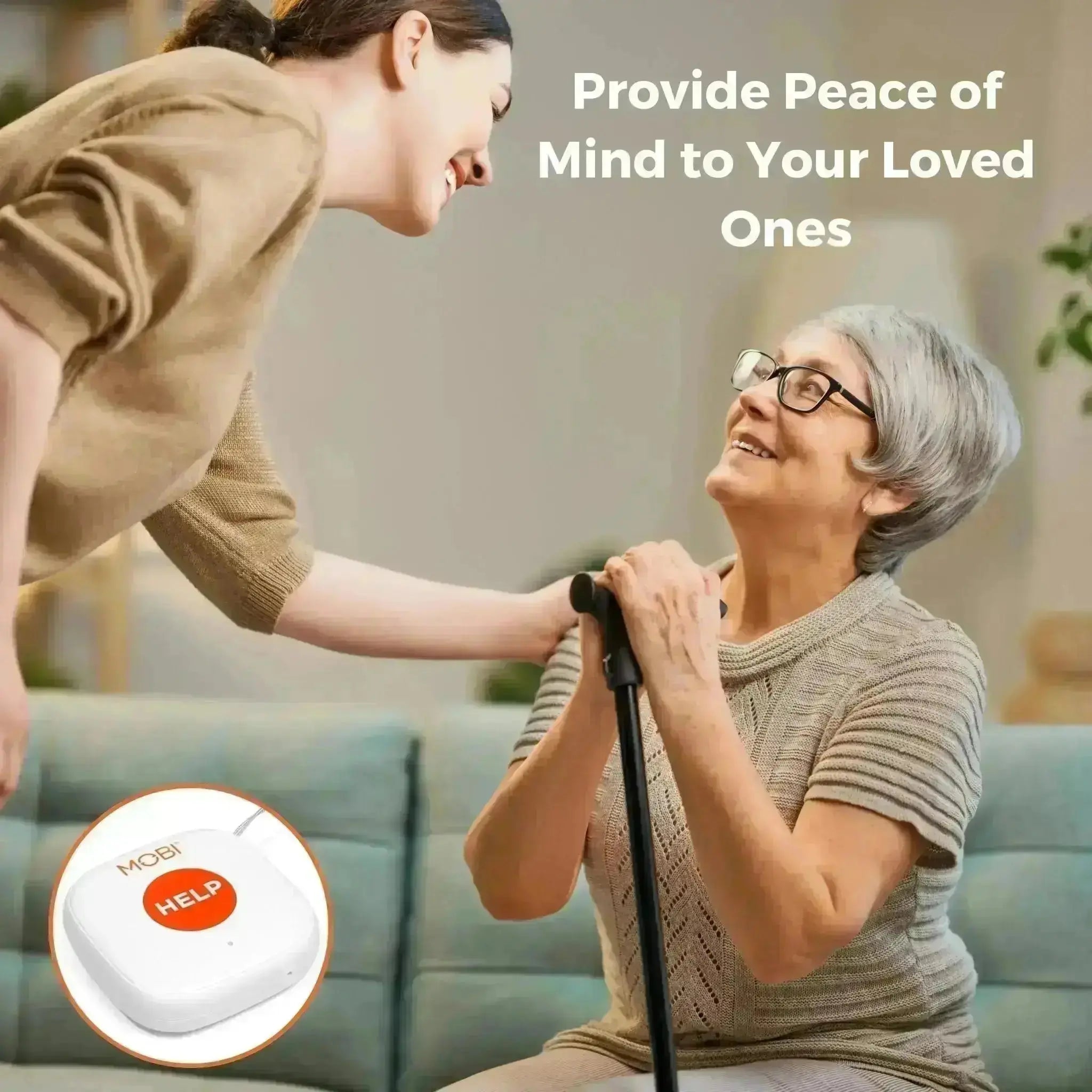 Smart Wi-Fi Caregiver Support Monitoring System & Alert Button