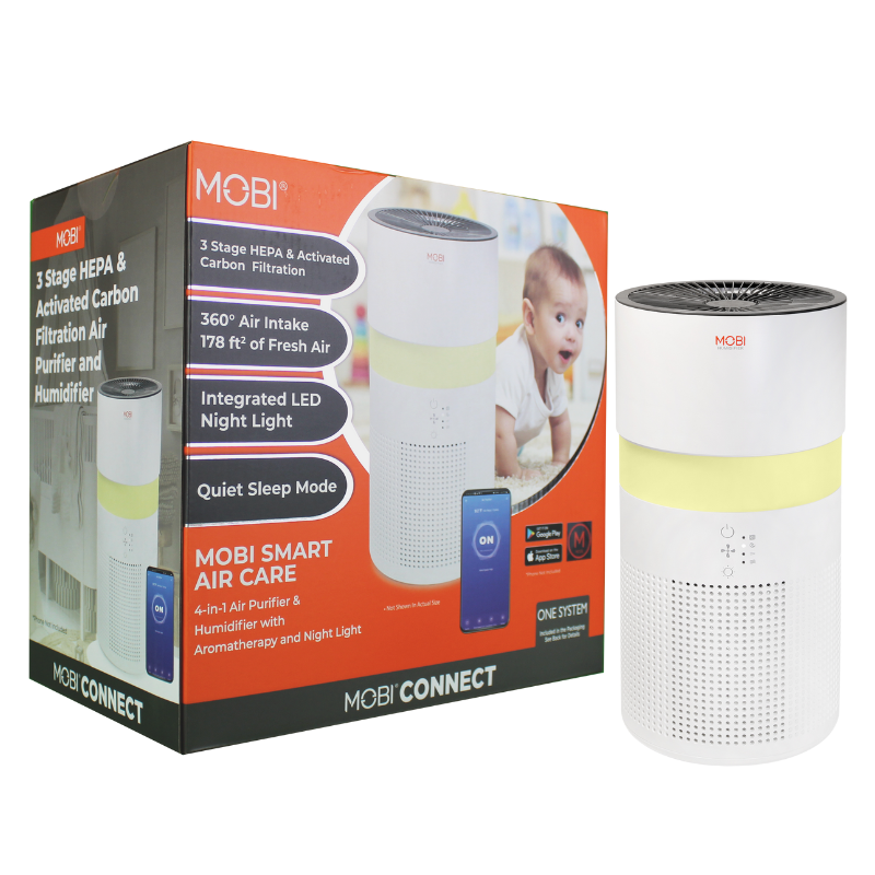 Air Care Smart 4 in 1 Air Purifier, Humidifier with Aromatherapy & Nightlight