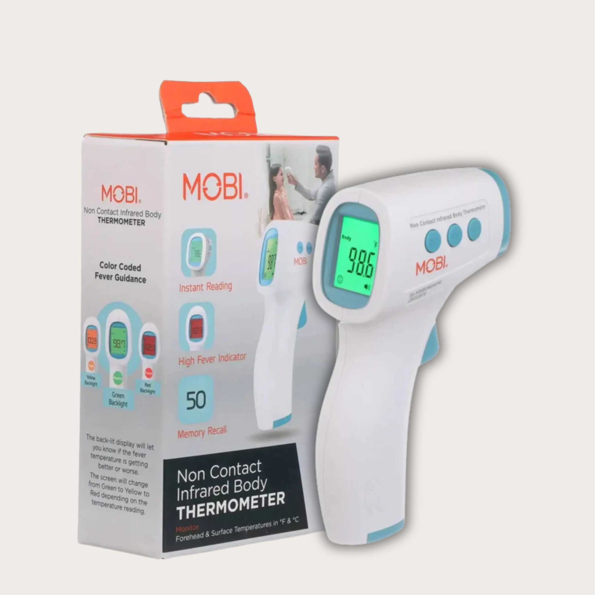 MOBI Digital Non-Contact Thermometer