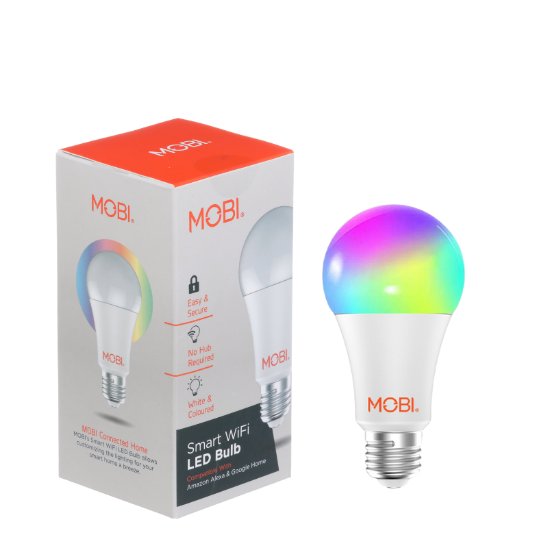 MOBI Smart Wi-Fi LED Color Light Bulb