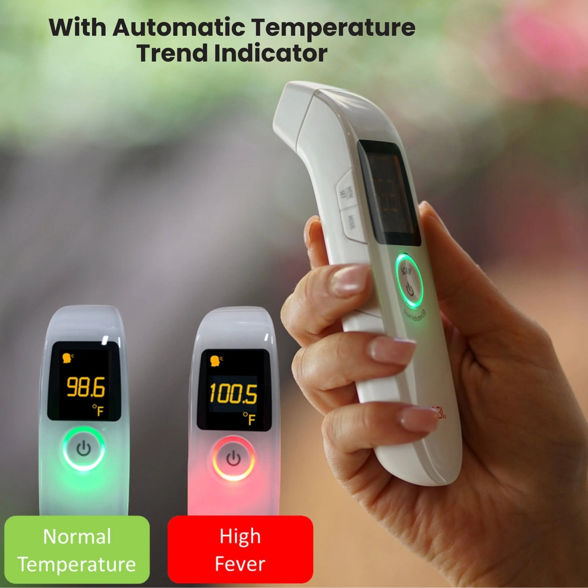 Air Non - Contact Digital Forehead Thermometer - MOBI USA