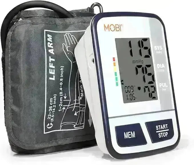 Blood Pressure Monitor and DualScan FeverTrack Thermometer Bundle - MOBI USA