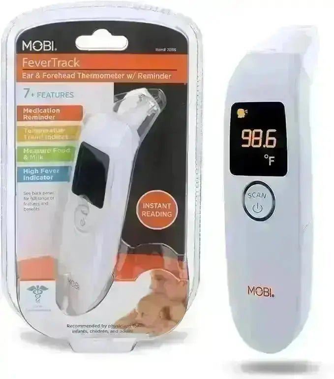 Blood Pressure Monitor and DualScan FeverTrack Thermometer Bundle - MOBI USA