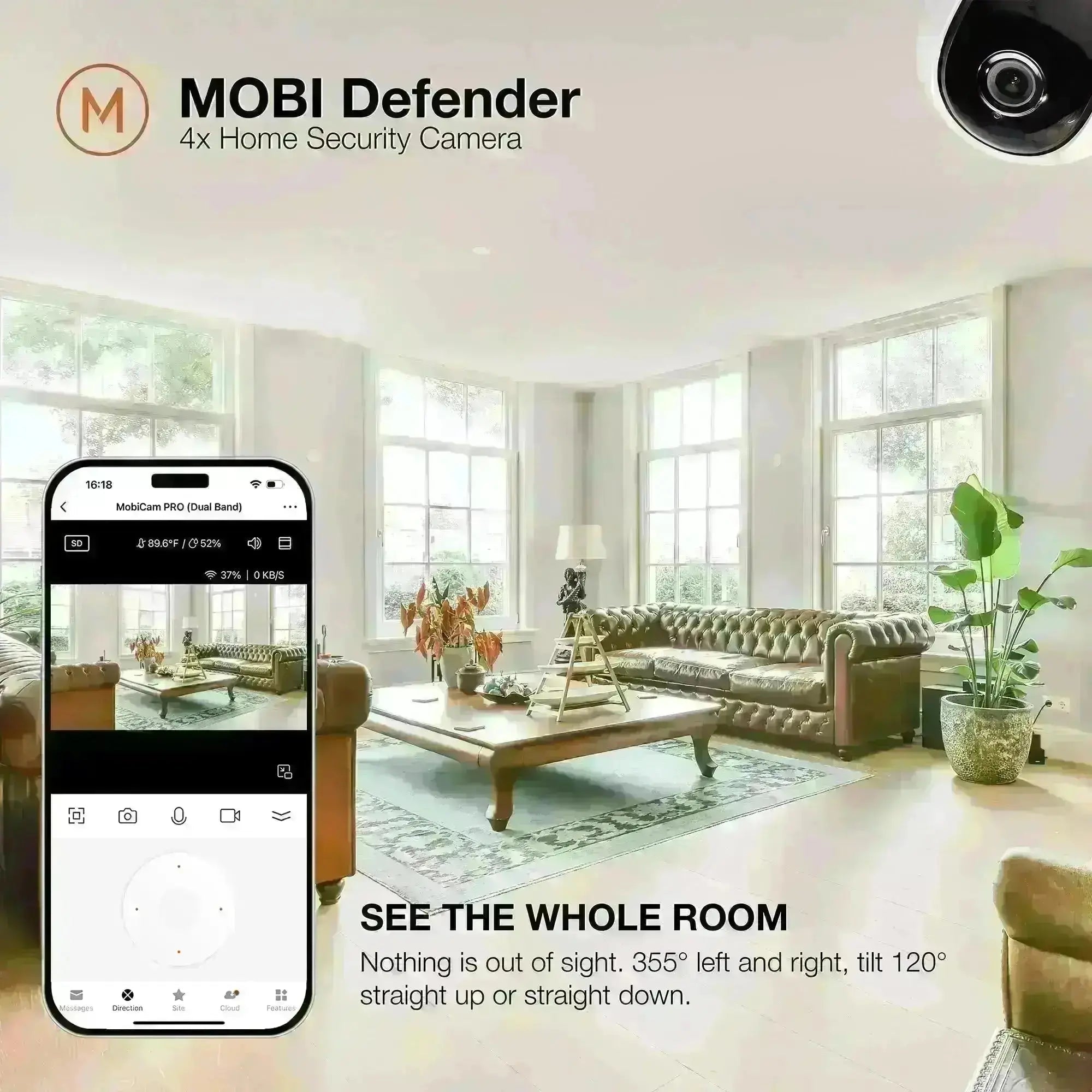 MOBI Defender - 4 Pack Smart Home Security Cameras - MOBI USA