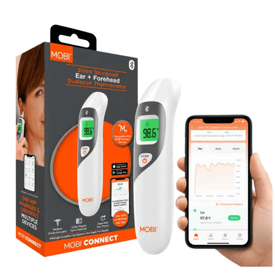 MOBI DualScan Bluetooth Thermometer
