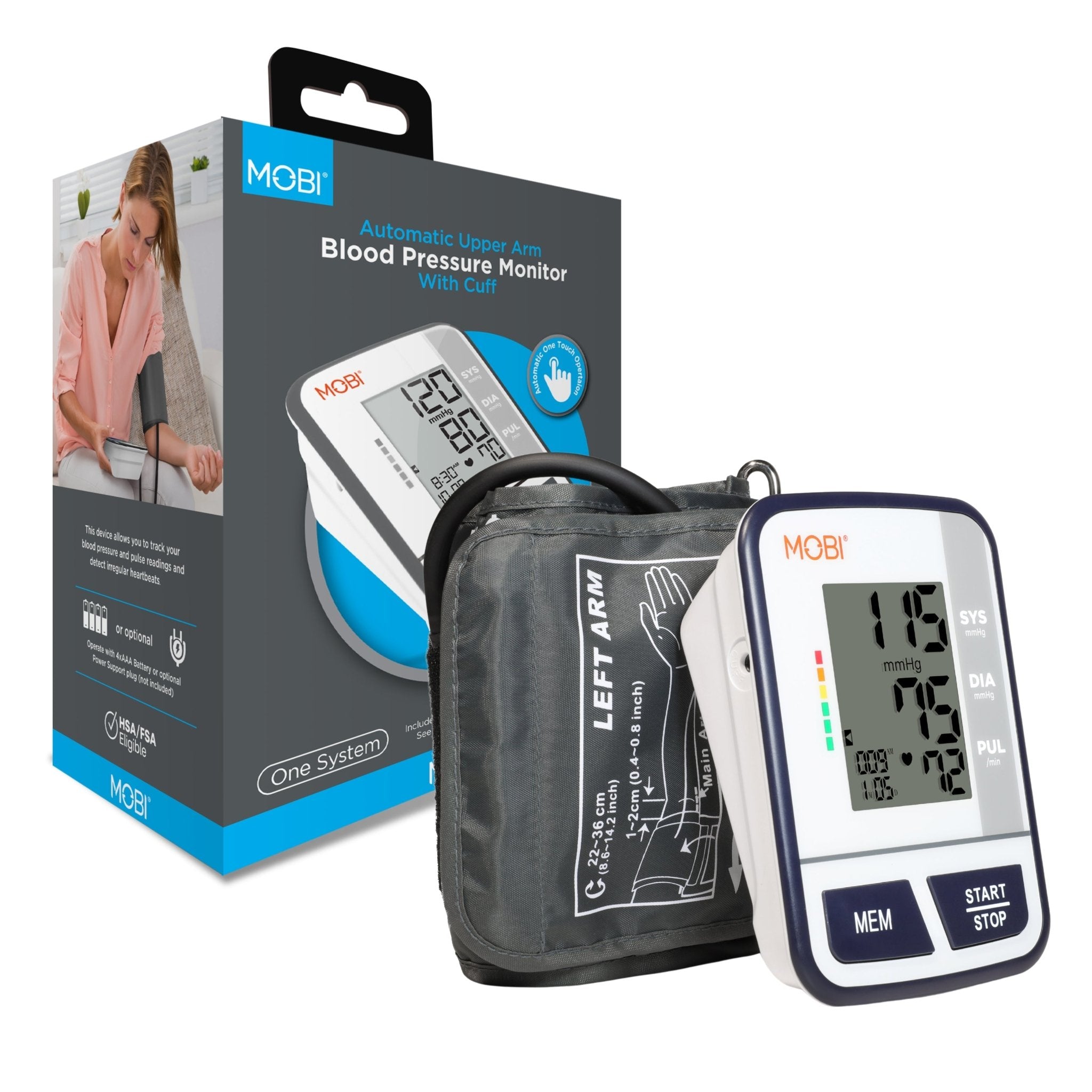 MOBI Health Arm Blood Pressure Monitor - MOBI USA