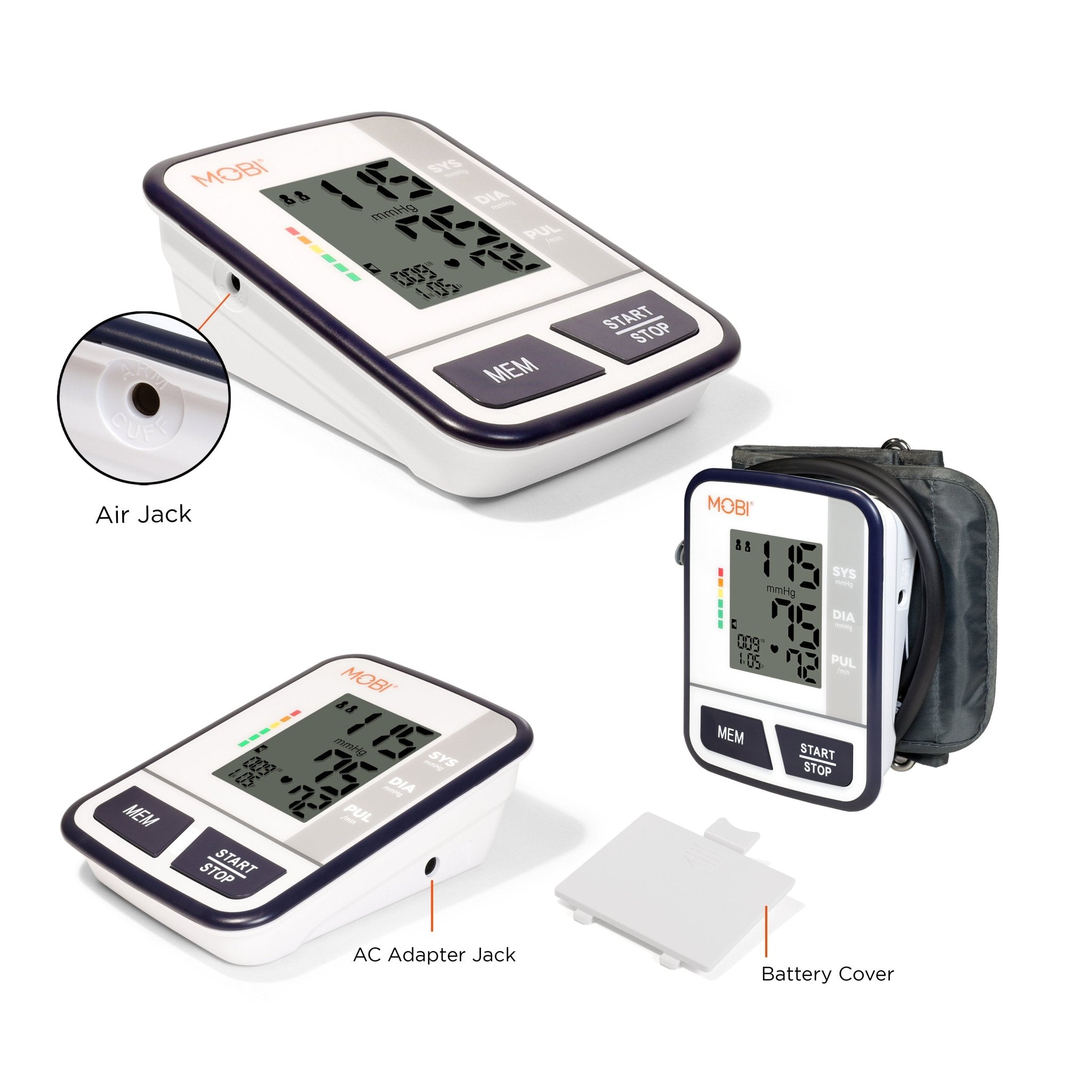 MOBI Health Arm Blood Pressure Monitor - MOBI USA