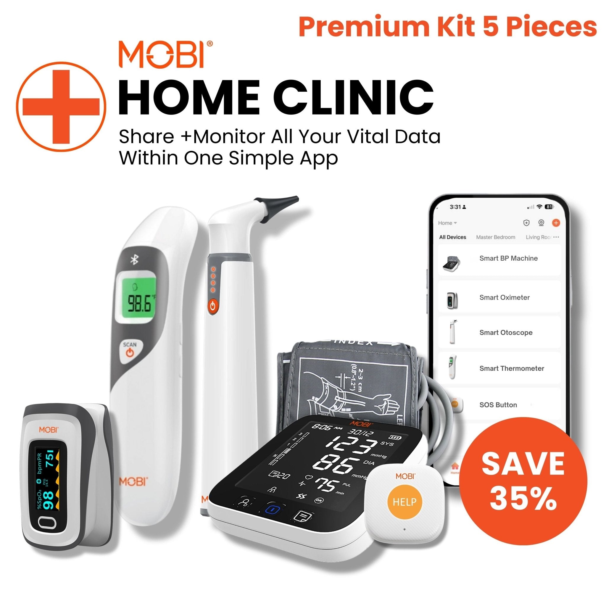 MOBI Home Clinic - Premium Kit (5 Piece) - MOBI USA