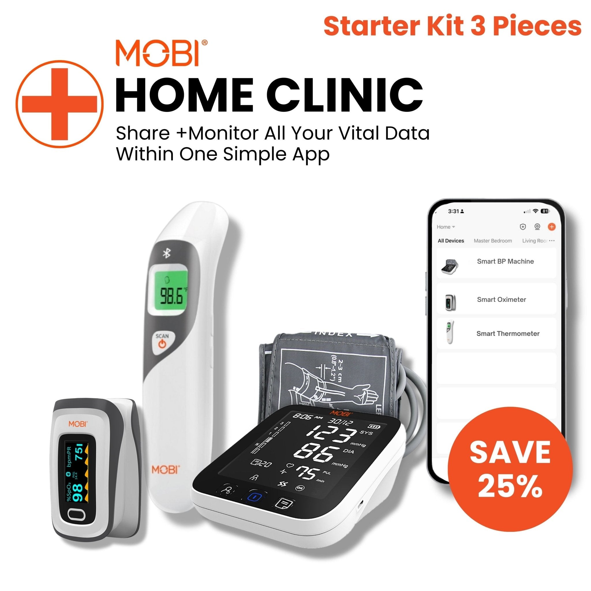 MOBI Home Clinic - Starter Kit (3 Piece) - MOBI USA