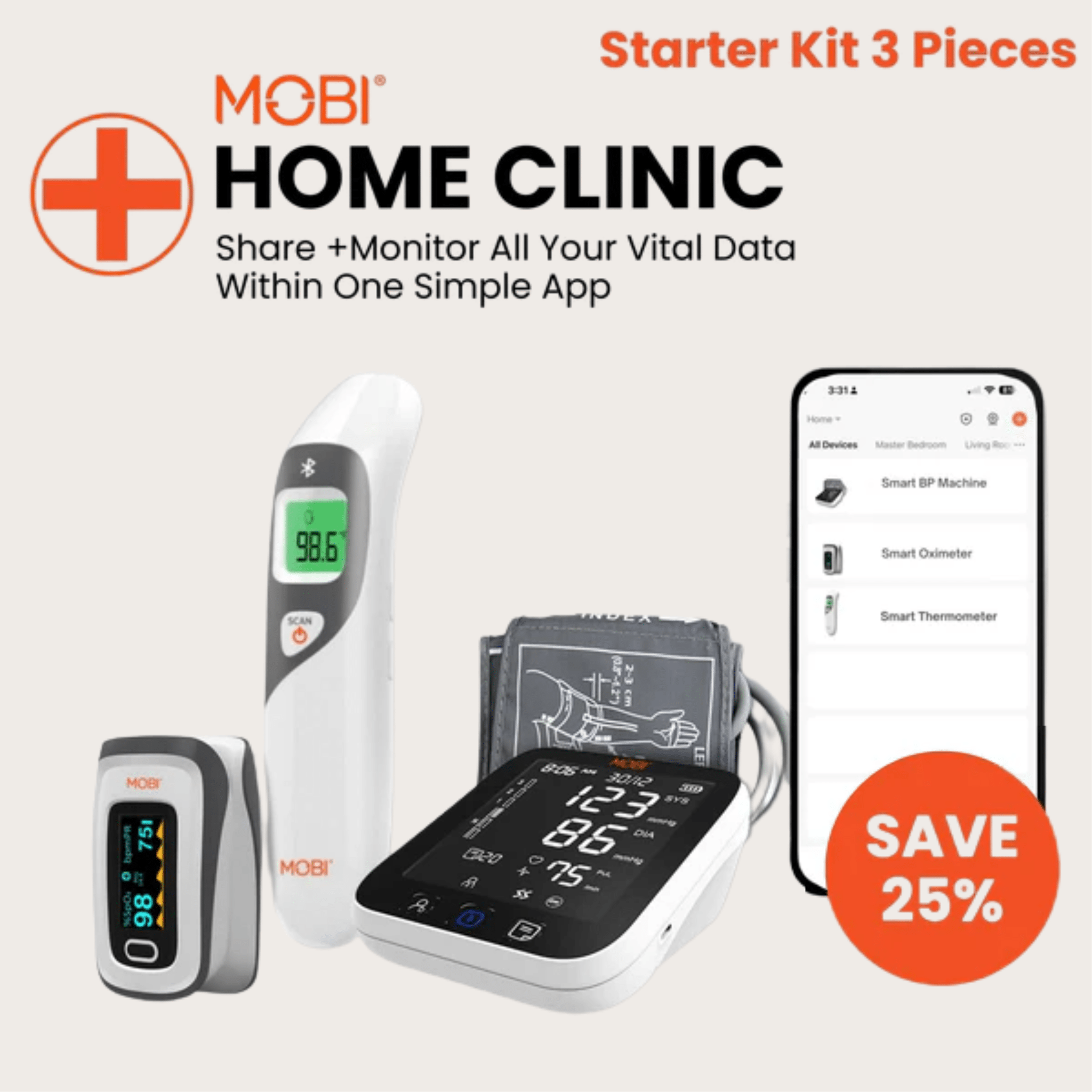 MOBI Home Clinic - Starter Kit (3 Piece) - MOBI USA