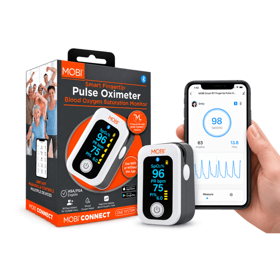 MOBI Smart Bluetooth Pulse Oximeter
