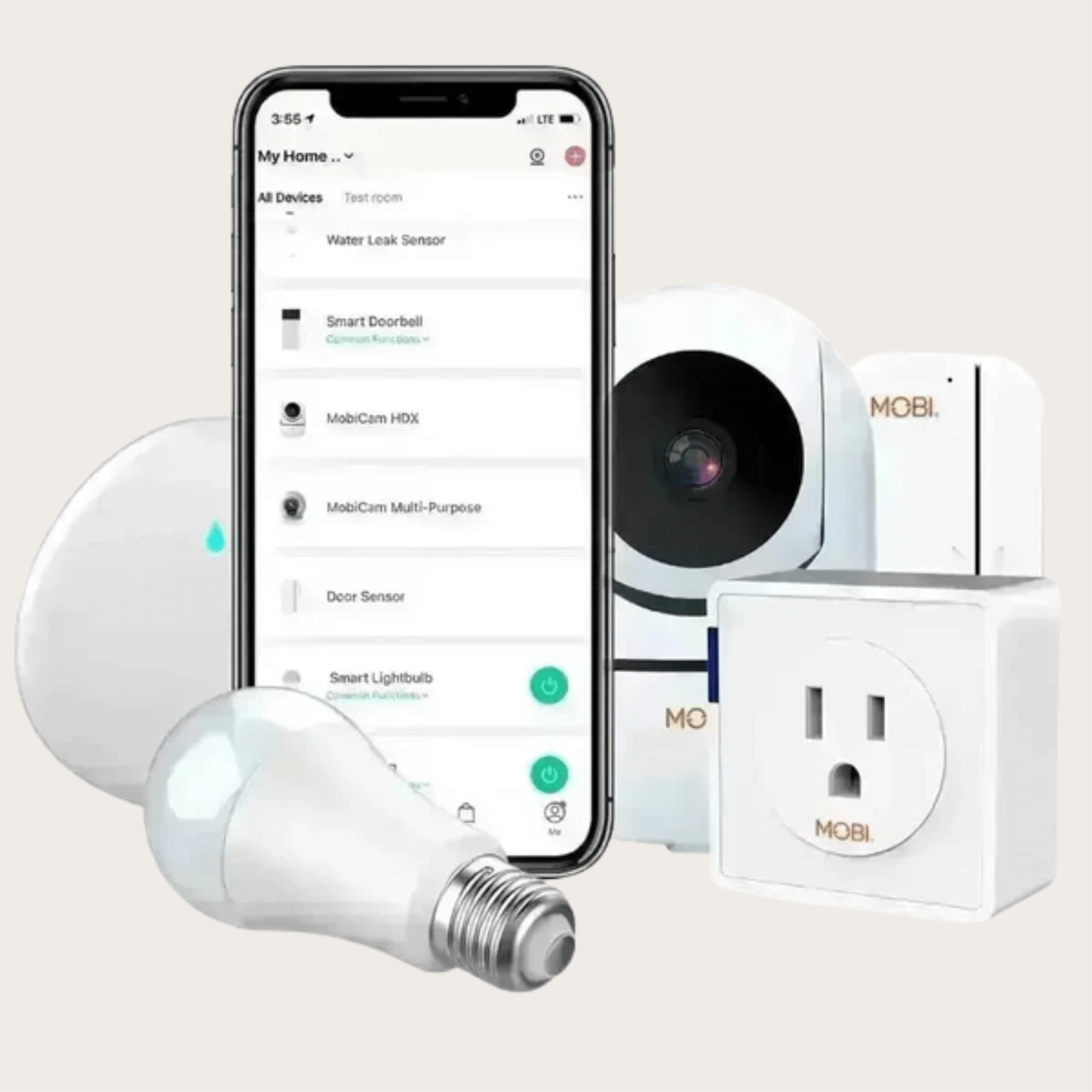 MOBI Smart Home Camera and Sensor Kit - MOBI USA