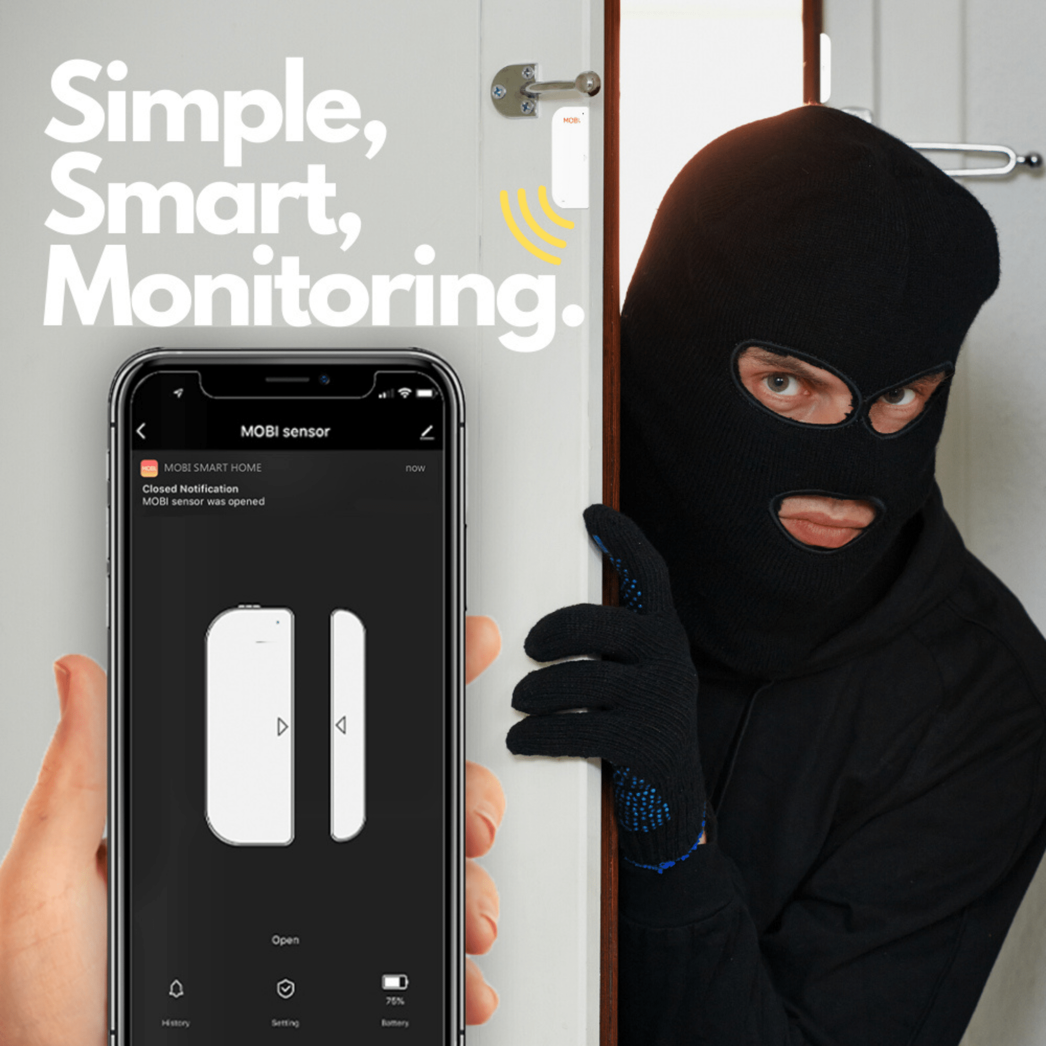 MOBI Smart Home Camera and Sensor Kit - MOBI USA