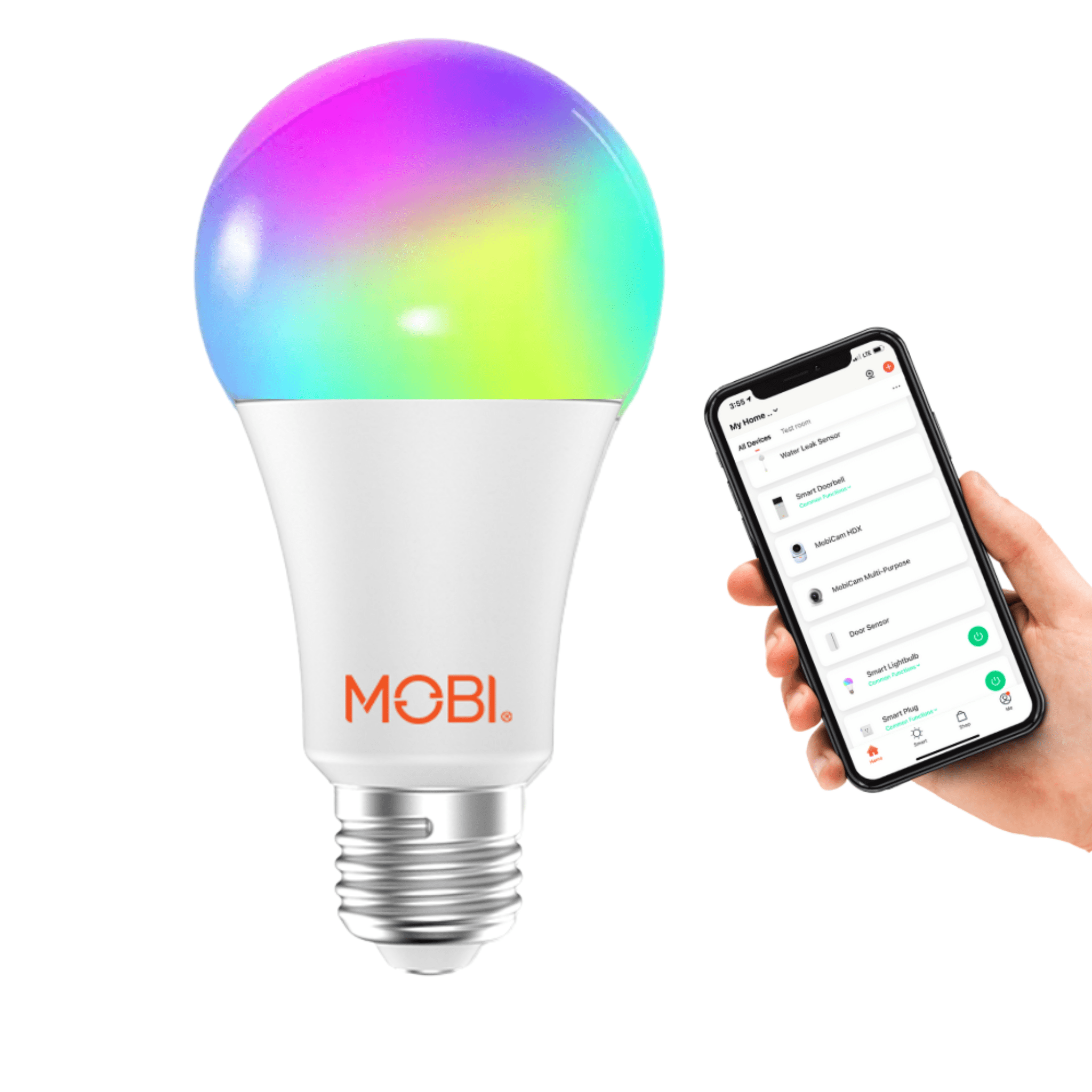 MOBI Smart Wi - Fi LED Color Light Bulb - MOBI USA