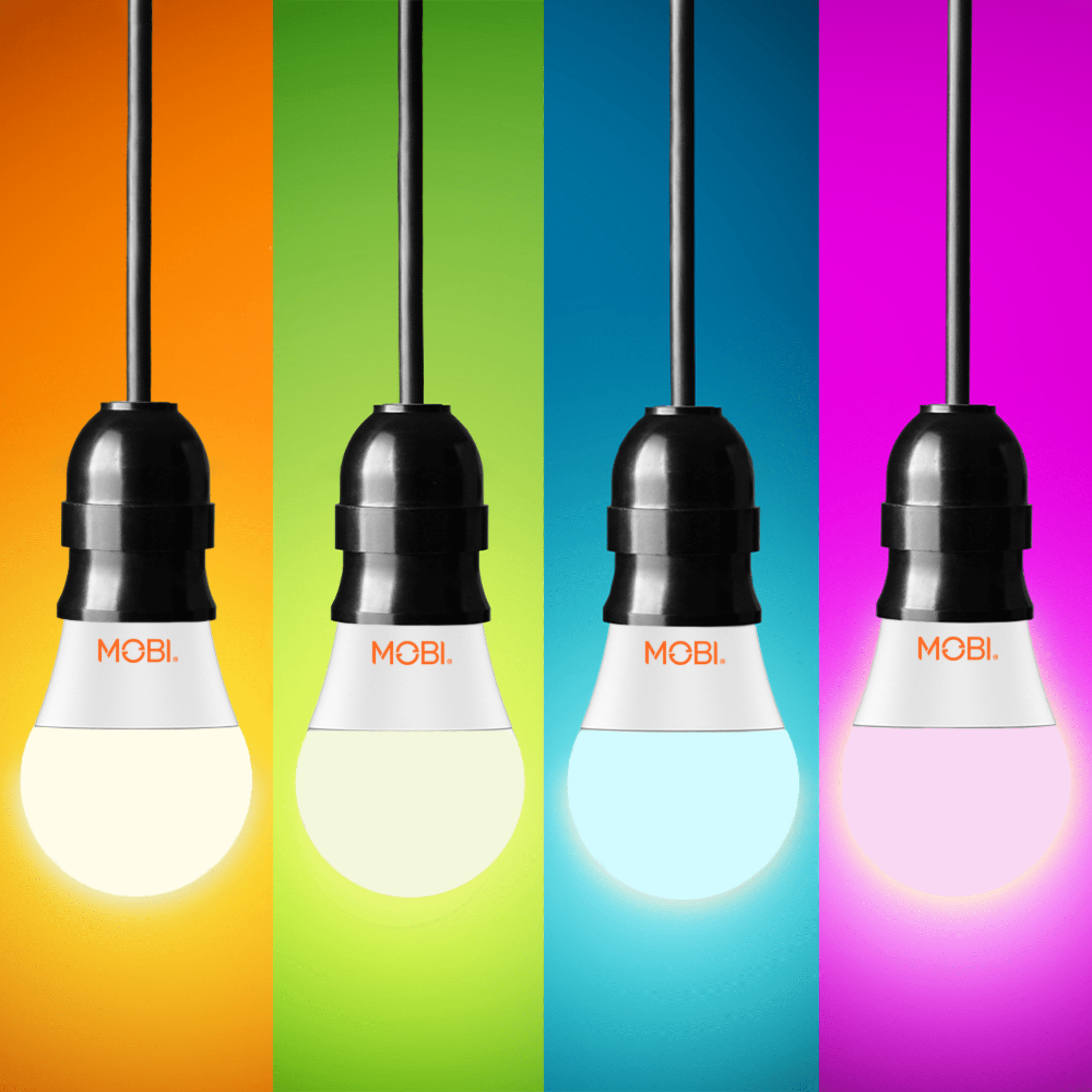 MOBI Smart Wi - Fi LED Color Light Bulb - MOBI USA