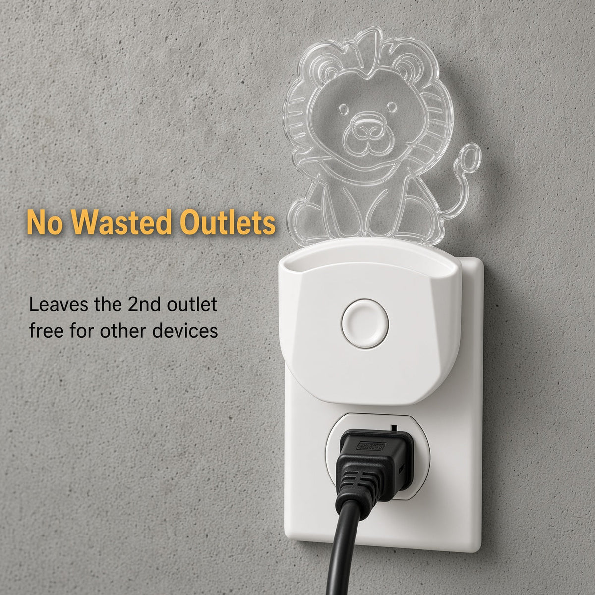 MOBI WallMate Plug-In Nightlight Safari Themed - MOBI USA
