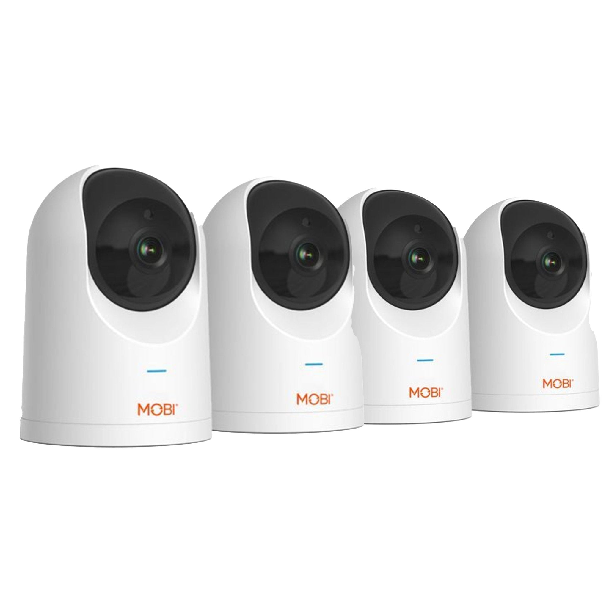 MobiCam PRO Intelligent Home Monitoring Camera: Full HD, Pan & Tilt, Color Night Vision, Motion Tracking, Temp & Humidity Readings (1 - Pack) - MOBI USA