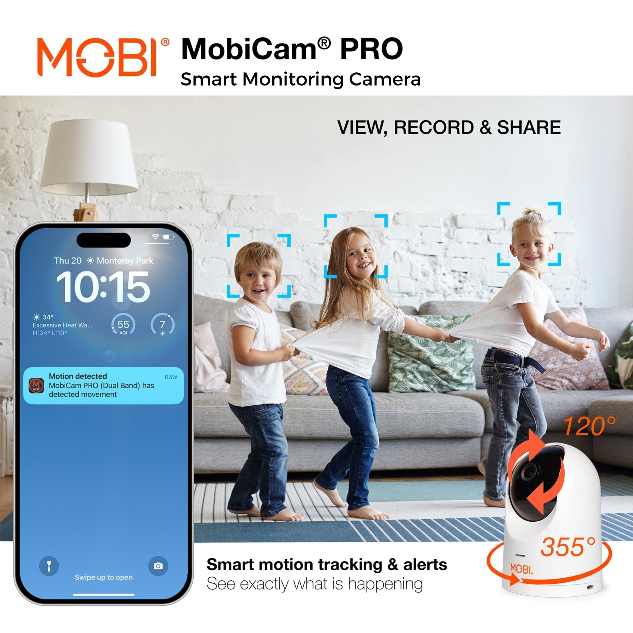 MobiCam PRO Intelligent Nursery Monitoring Camera - MOBI USA