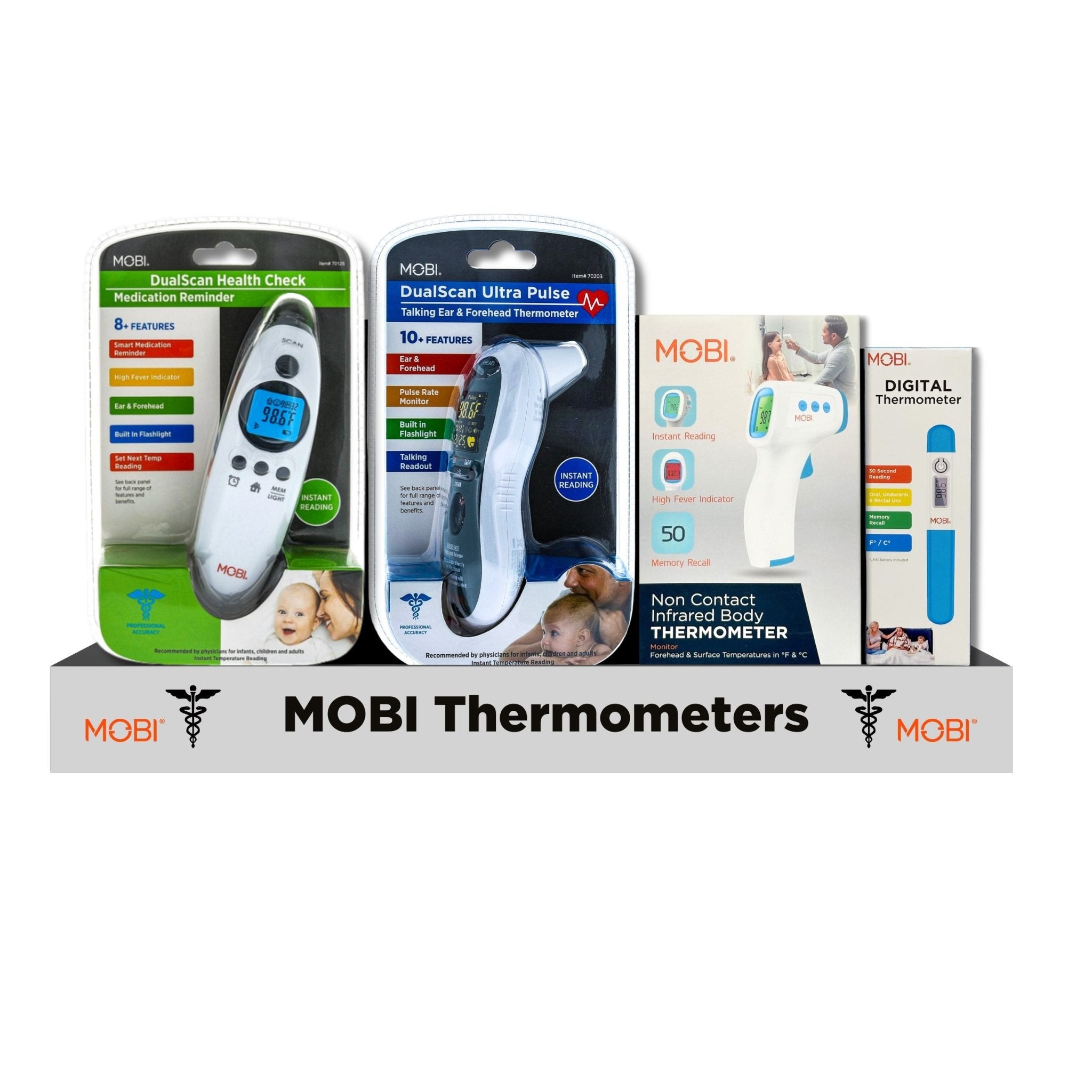 Pre - Loaded & Ready for Display - MOBI Thermometer Bundle (Item # K3) - MOBI USA